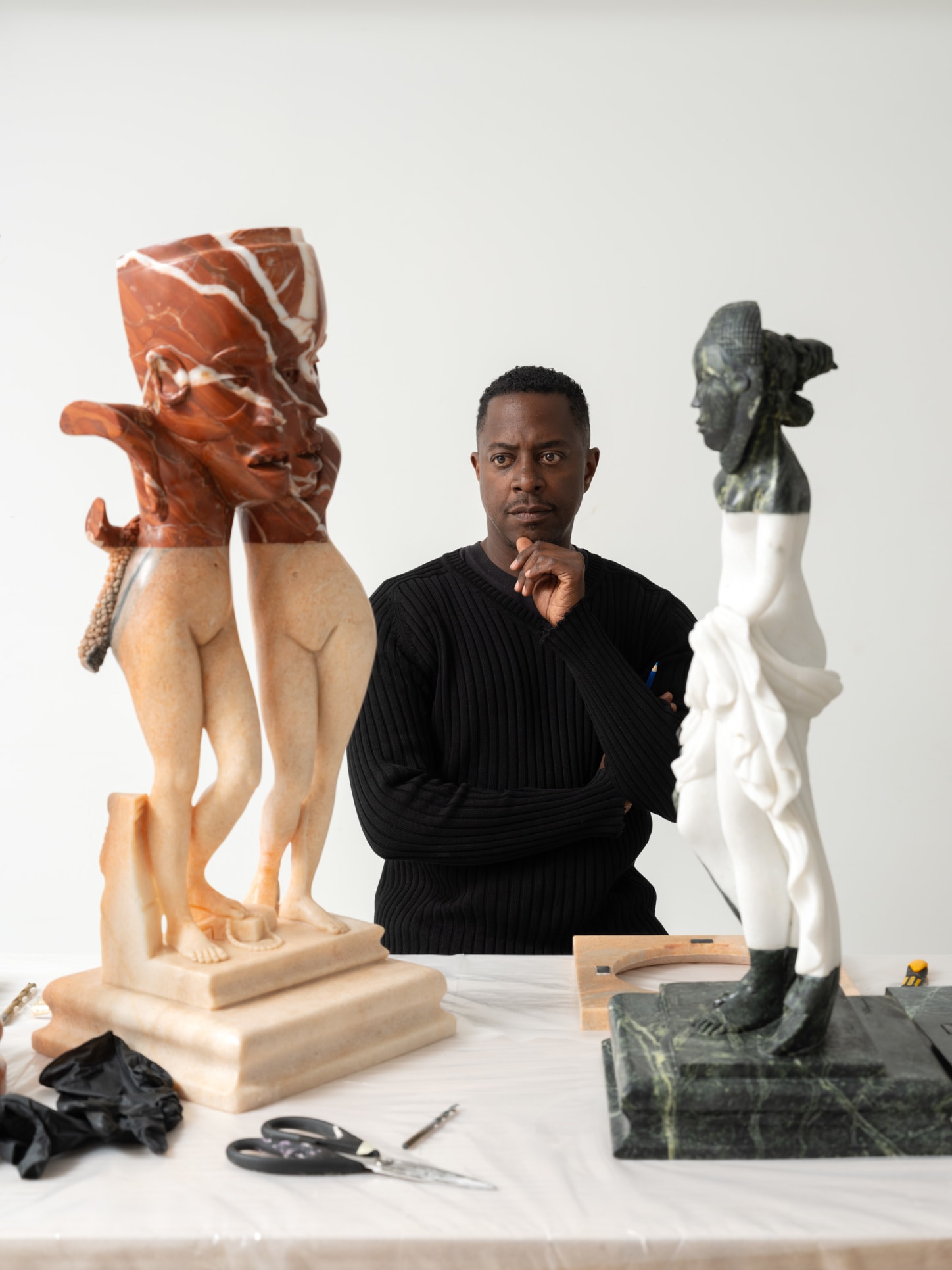 Portrait of Sanford Biggers. Photo: Daniel Greer.
