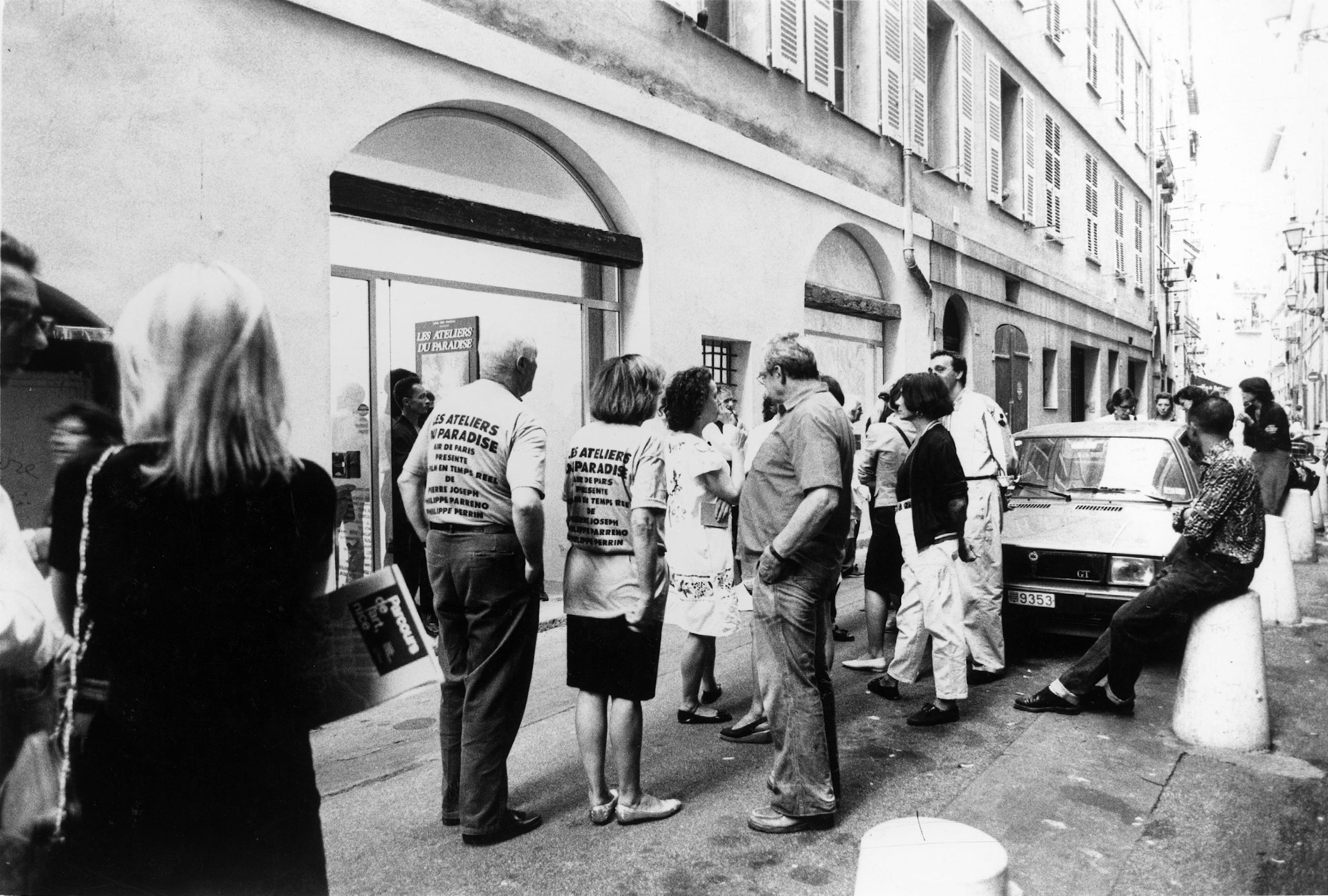 ‘Les Ateliers du Paradise’ exhibition, Air de Paris, Nice, 1990. Photograph by Raph Gatti, courtesy of Air de Paris, Romainville.