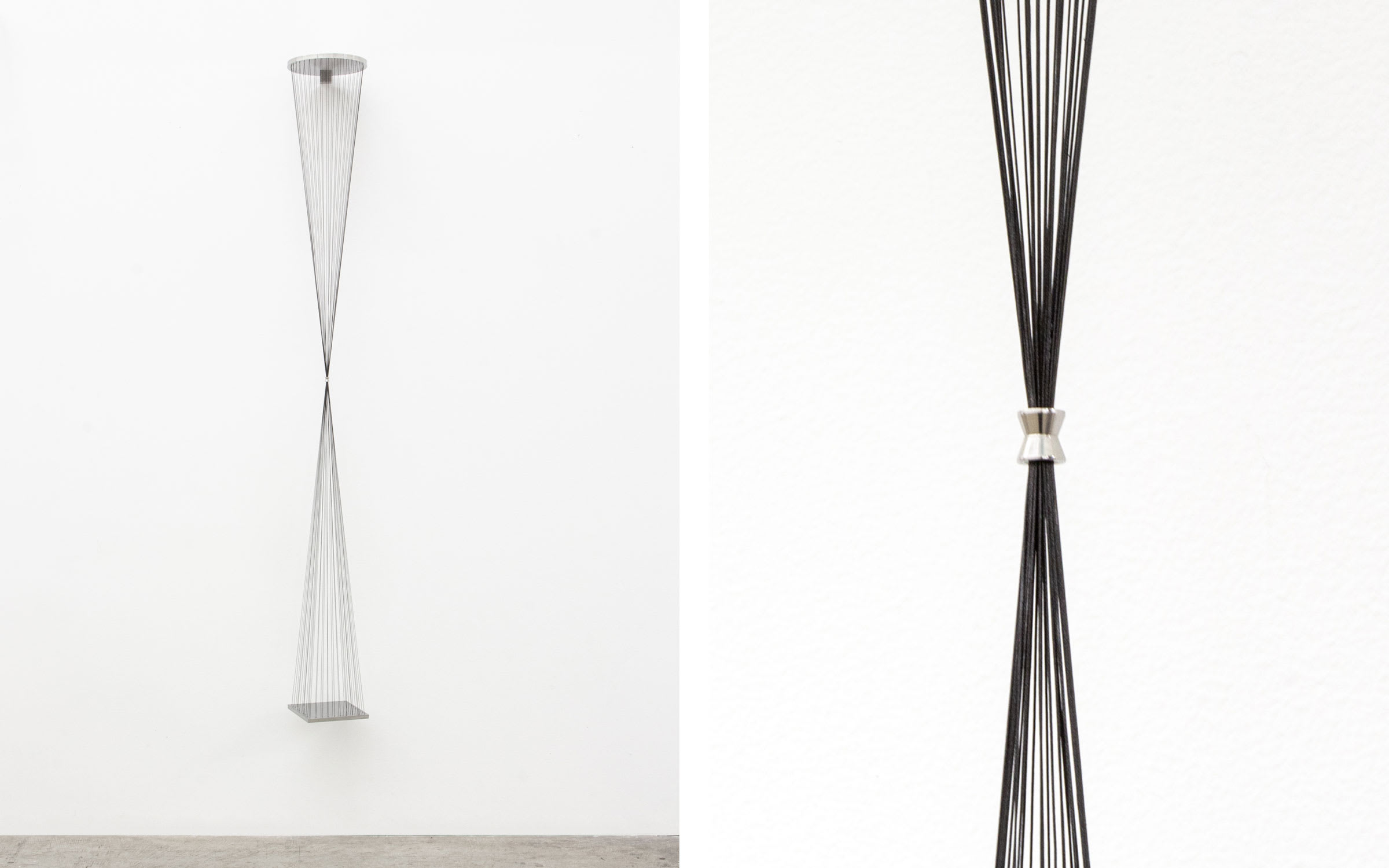 Left: Artur Lescher, Graça # 04 | Vinci, 2020. Right: detail. Courtesy of the artist and Galeria Nara Roesler, Rio de Janeiro, New York City.