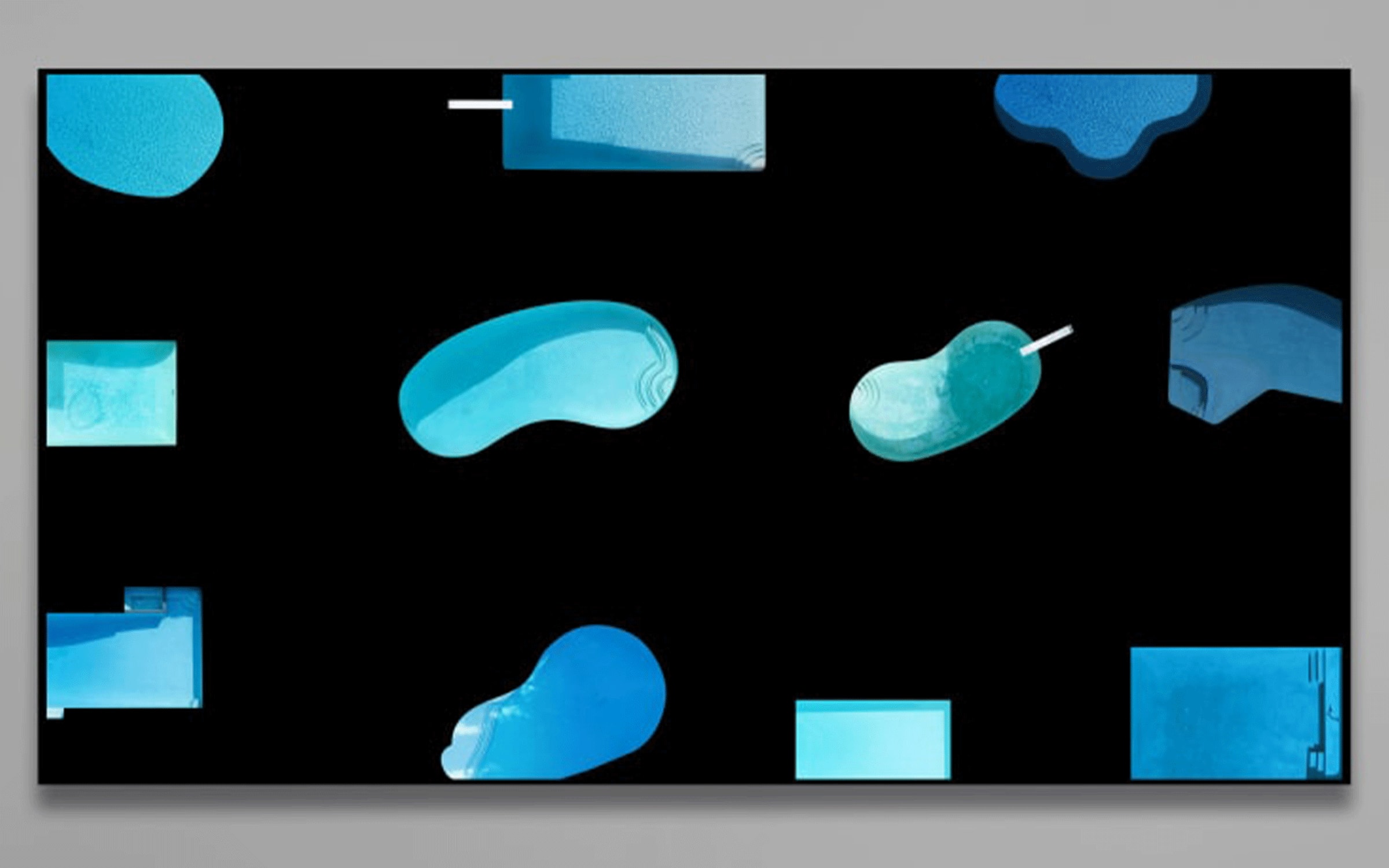 Doug Aitken, Futures Past (aerial pools), 2019. Courtesy of the artist and Victoria Miro.