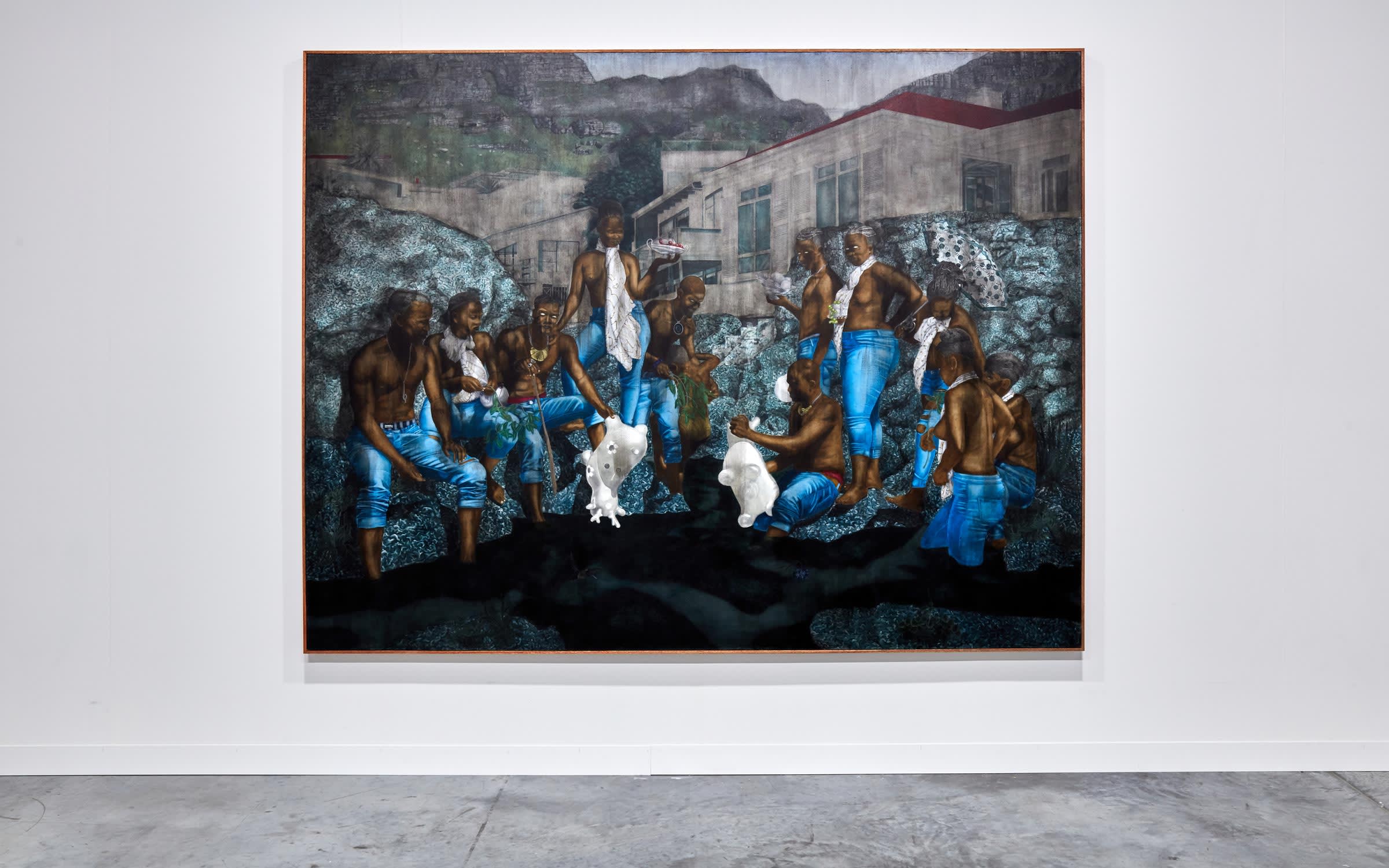 Cinga Samson, Izilo Zomlambo 4, 2019, presented by blank projects in the Nova sector.