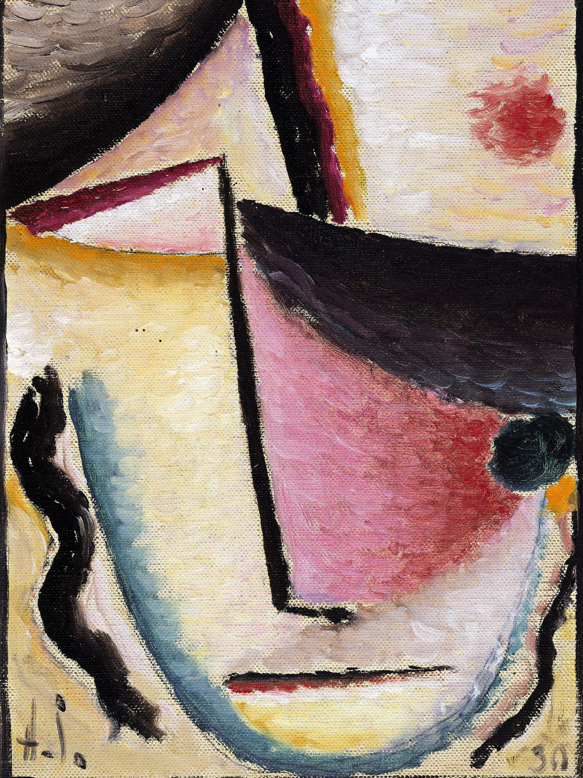 Alexej von Jawlensky, Abstrakter Kopf: Schräge Augen (Abstract Head, Slanted Eyes), 1930. Courtesy of Galerie Thomas.