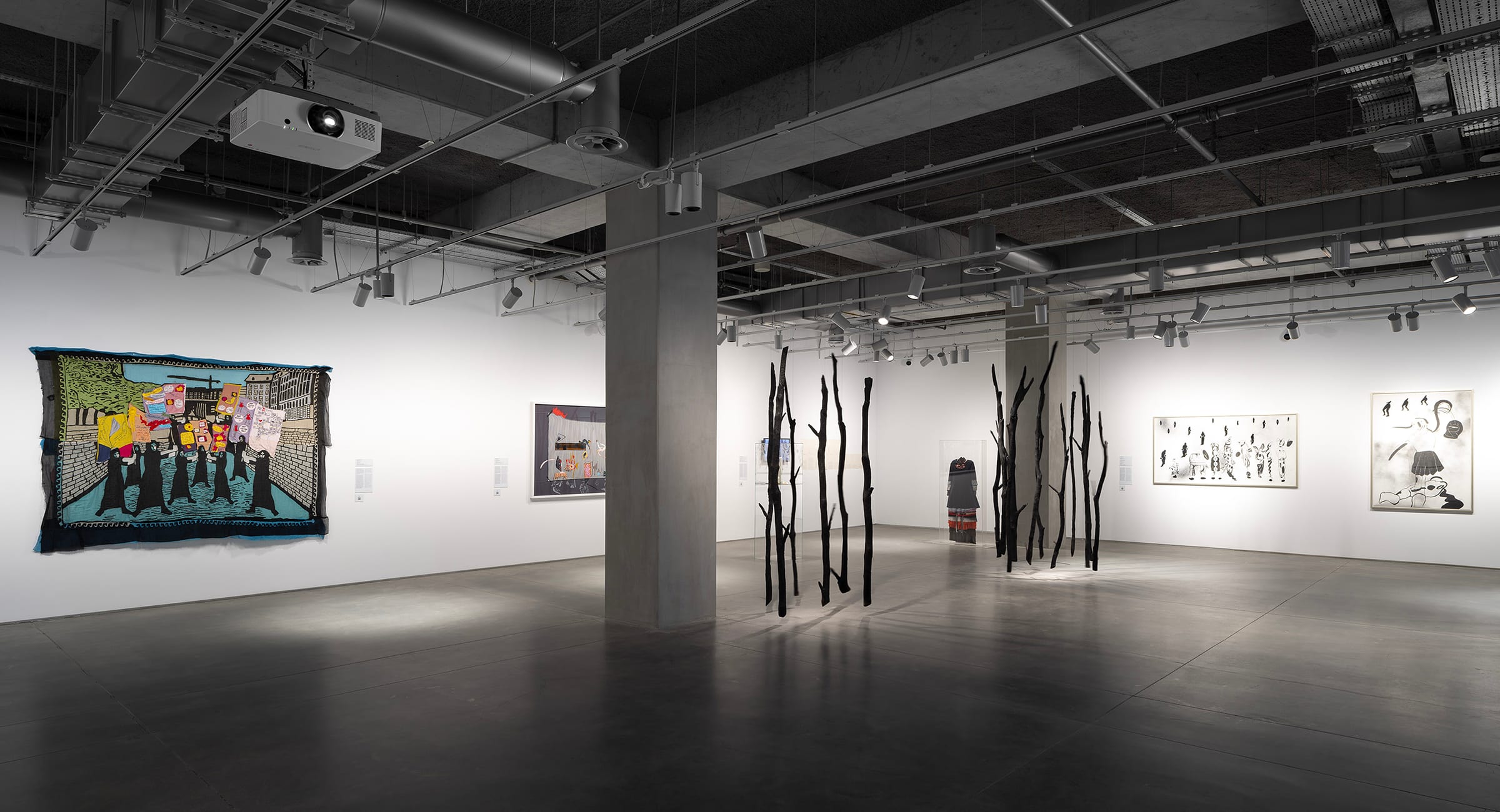 Installation view of ‘Always Here’. Photograph by Enrico Cano.