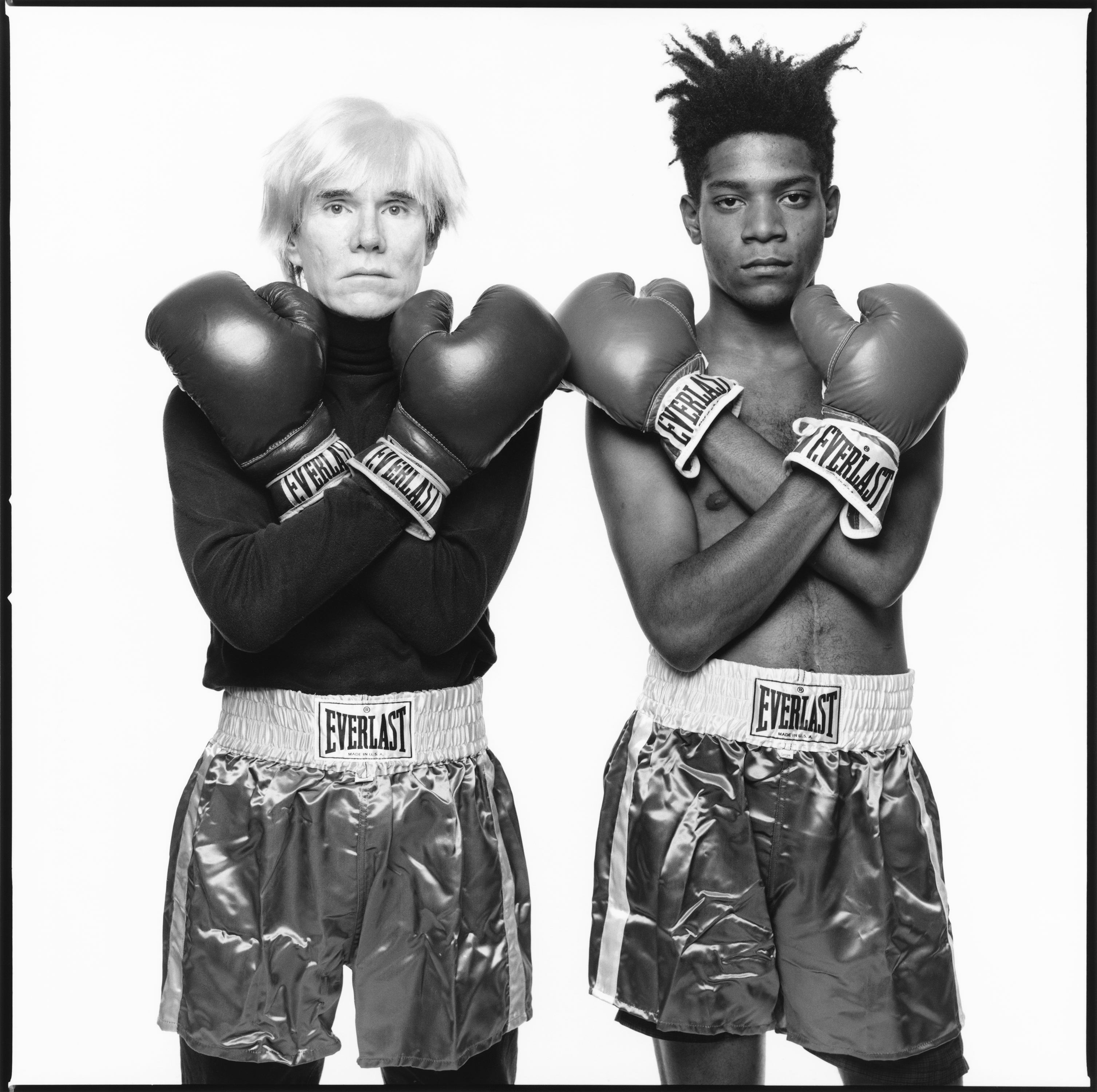 Michael Halsband, Andy Warhol and Jean-Michel Basquiat #143, 1985. © Michael Halsband.