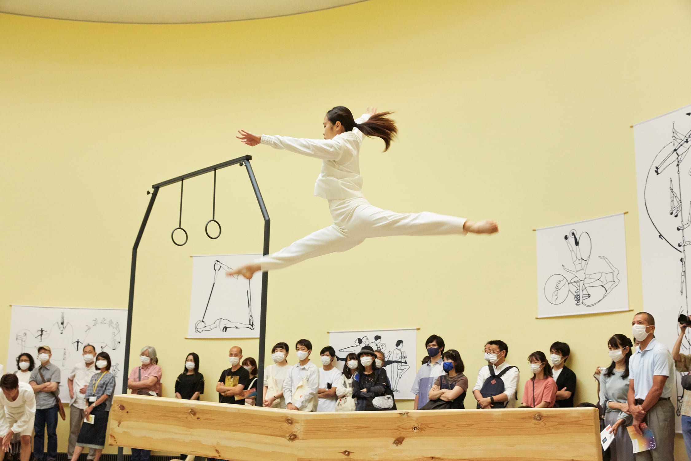 Installation view of Taus Makhacheva, Quantitative Infinity of the Objective, 2019–20, at the Yokohama Triennale 2020. Photo by Ostuka Keita. Courtesy of the Organizing Committee for Yokohama Triennale. © Taus Makhacheva.