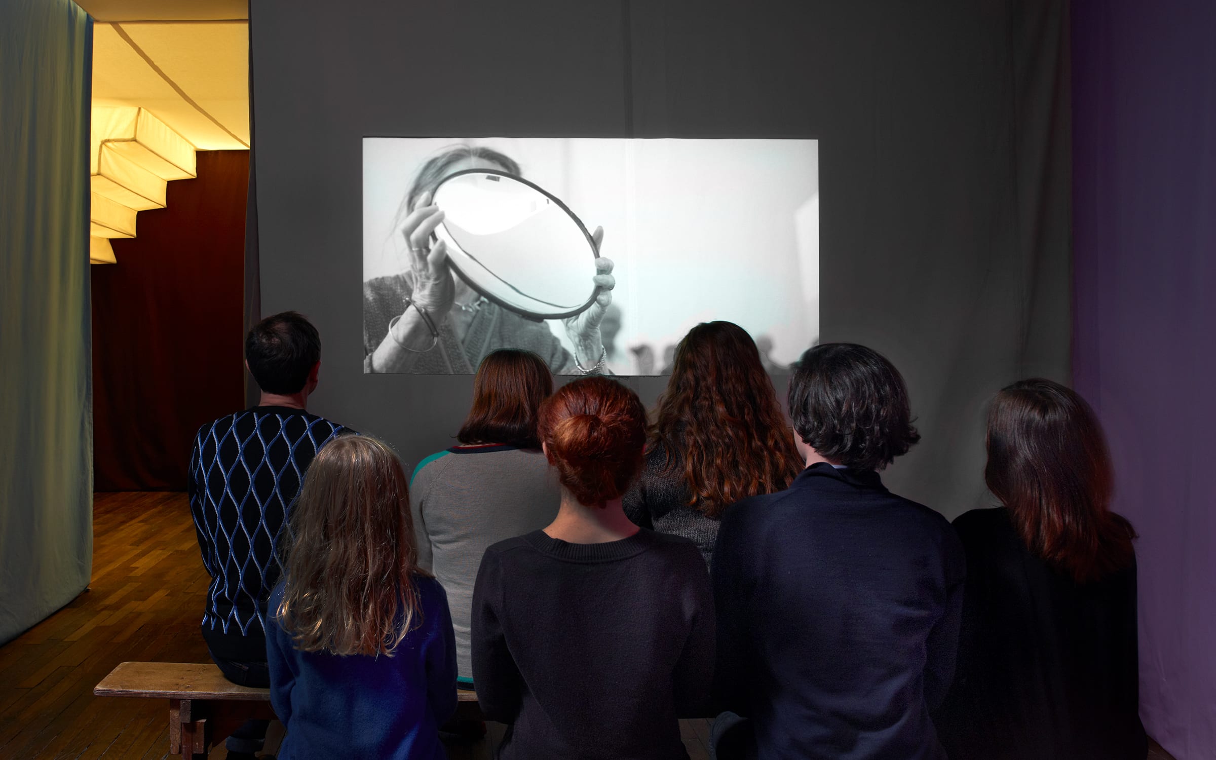 Exhibition view of a show by Ulla von Brandenburg, Galerie Art: Concept, November 2013. Couresy of the artist and Galerrie Art: Concept, Paris. Photo © Fabrice Gousset.