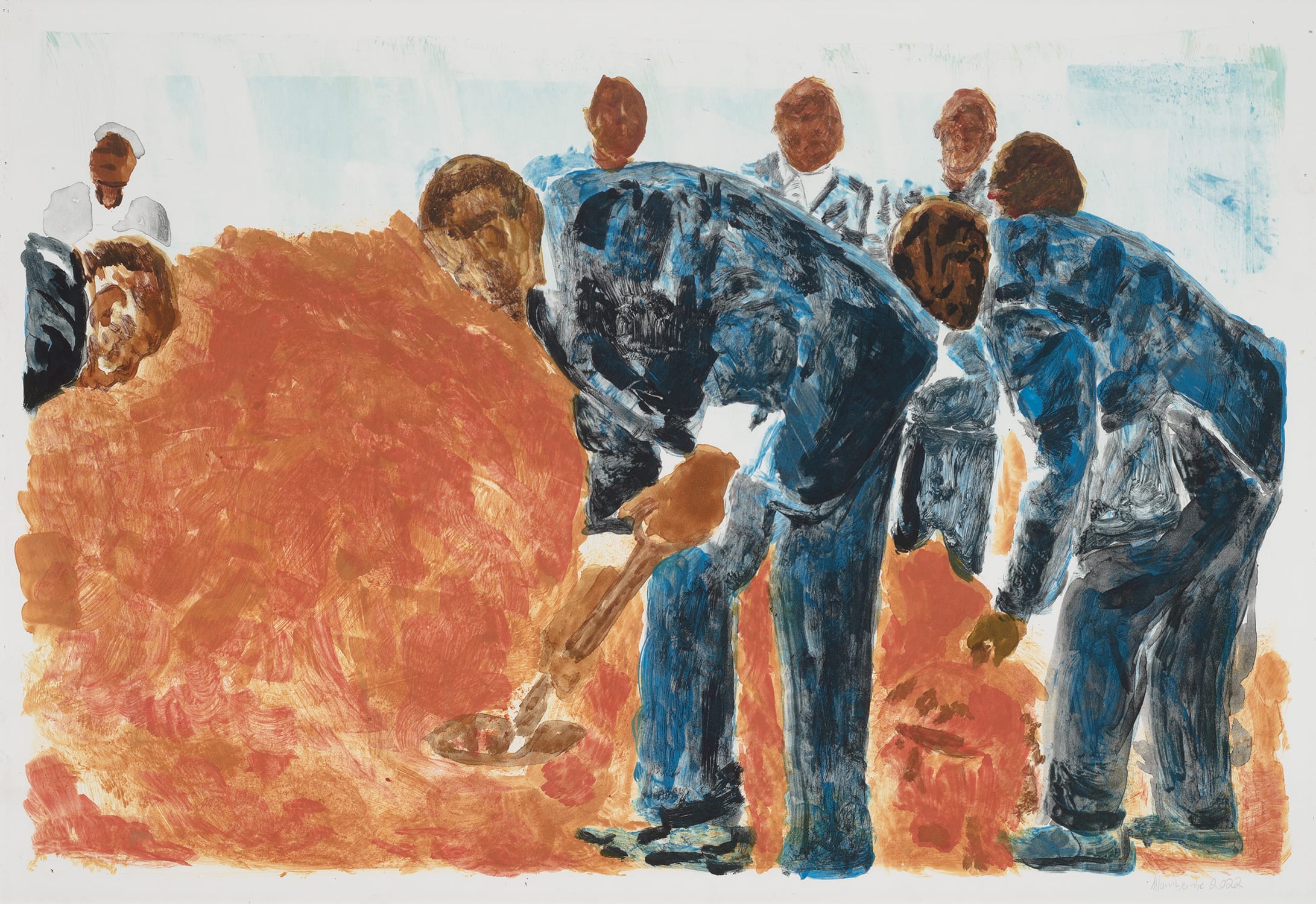 Helena Uambembe, Red Soil Asbestos Dust, 2022. Courtesy of the artist and Jahmek Contemporary Art, Luanda.