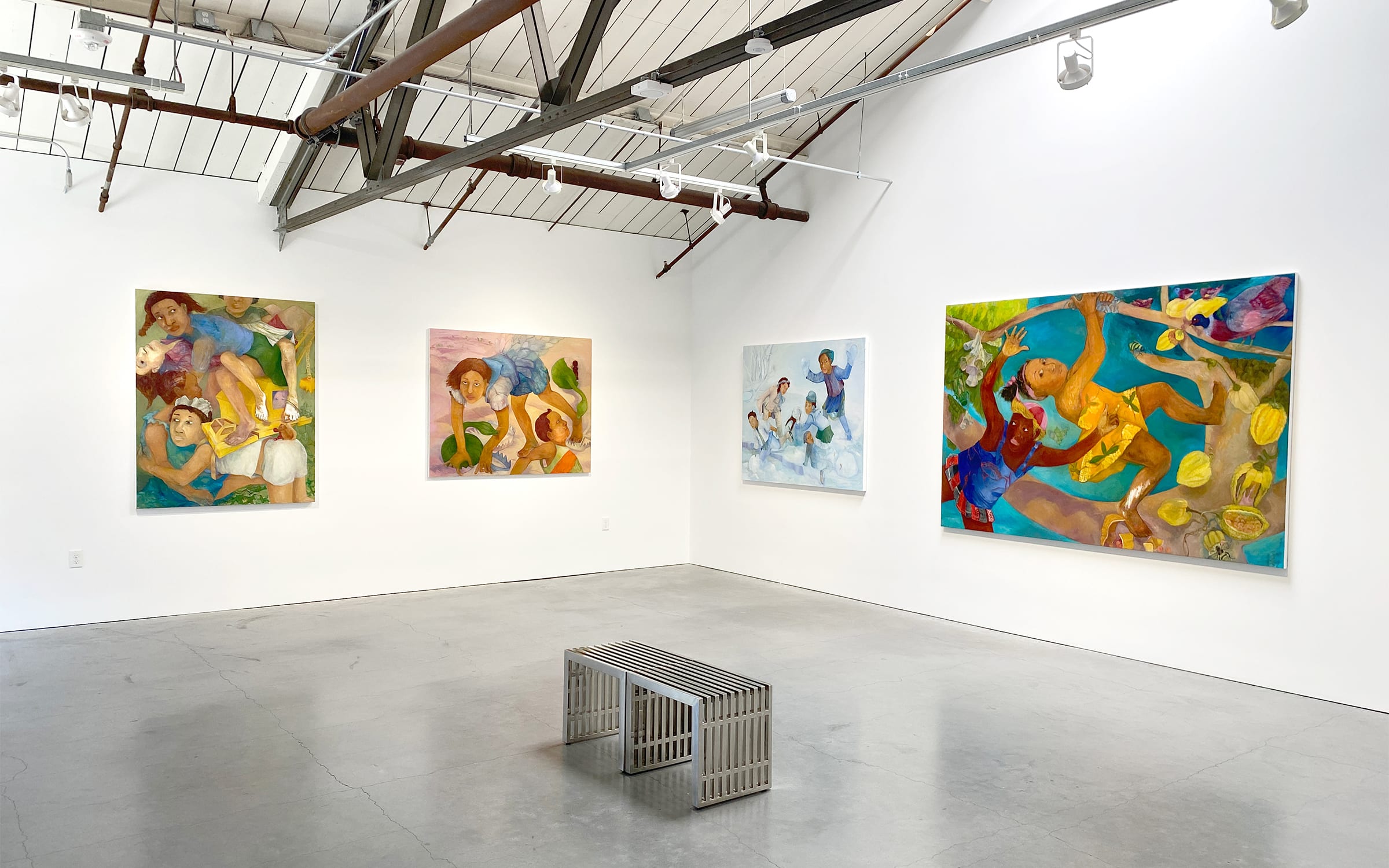 Installation view of Philemona Williamson's 2021 solo exhibition at Jenkins Johnson Gallery, San Francisco. Courtesy of the artist and Jenkins Johnson Gallery, San Francisco and New York City.