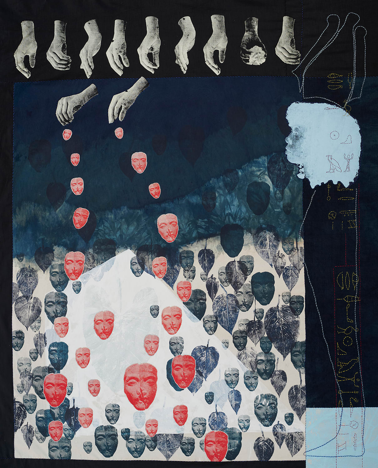Zohra Opoku, To me belongs mankind, 2021. Courtesy of Mariane Ibrahim, Paris and Chicago.