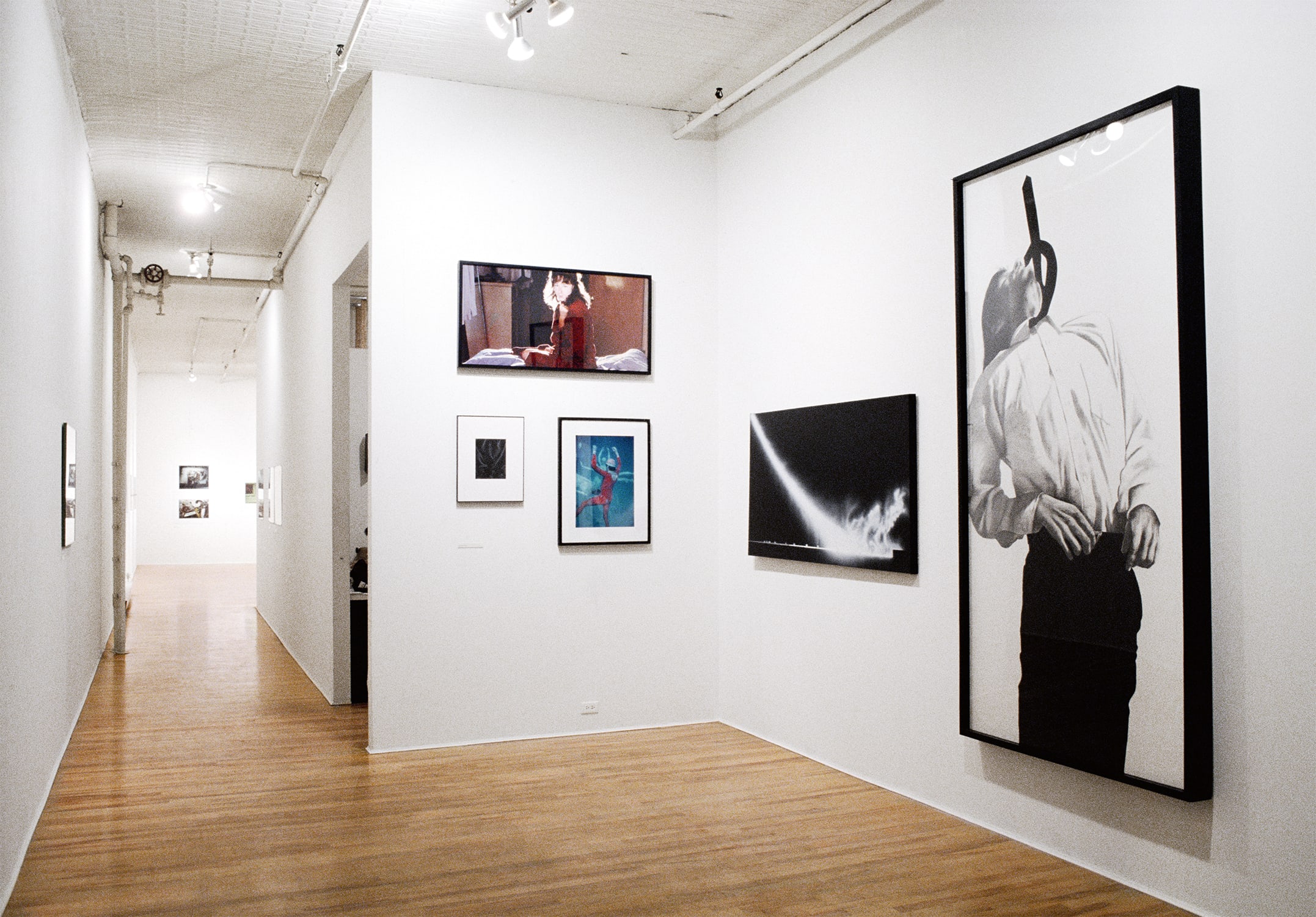 Installation view of Louise Lawler's 'Arrangements of Pictures' at Metro Pictures in 1982. Courtesy of Metro Pictures, New York City.
