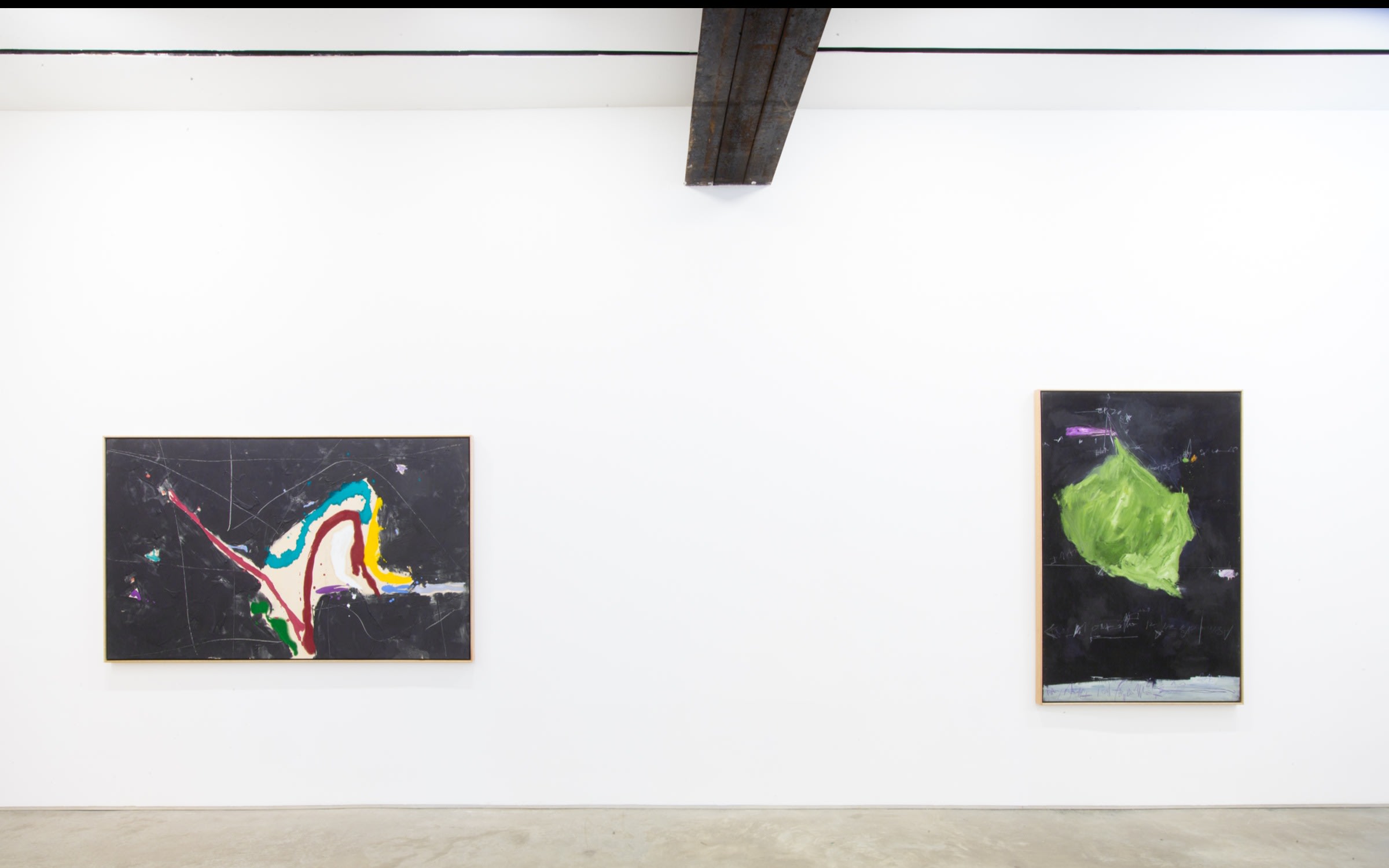 Installation view of works by Kikuo Saito, on view March 3 through April 3, 2021. Photo by Jason Mandella, courtesy of James Fuentes, New York City.