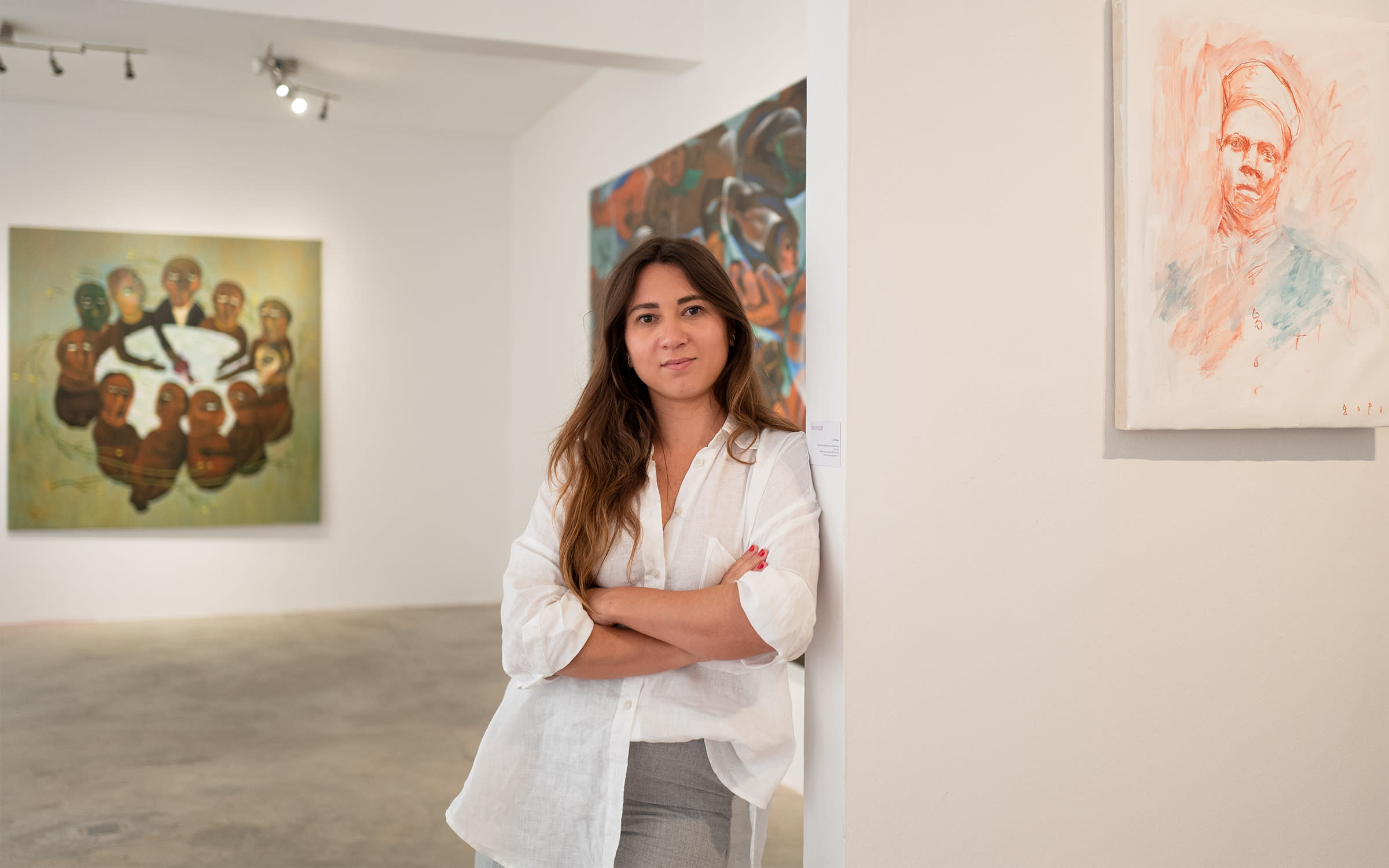 Océane Harati, founder of OH Gallery. Photo by Prince Debiz N'kouka Bizenga aka Bizengabiz for Art Basel.