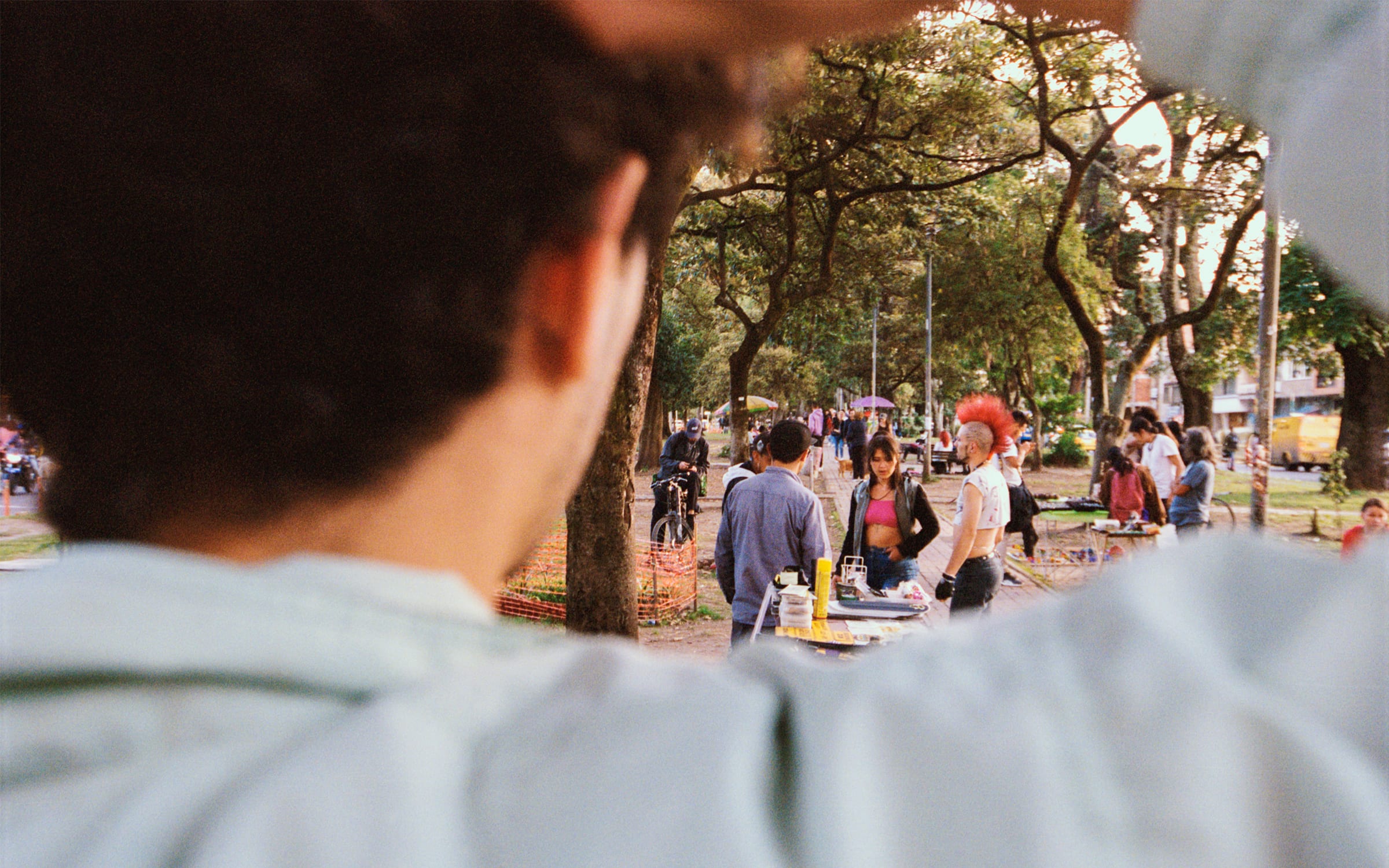 The streets of Bogotá, Colombia's capital. Photography by Faber Franco for Art Basel.