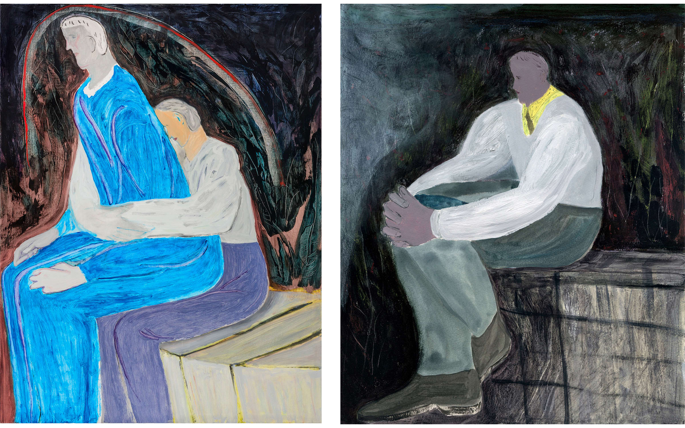 左：黎清妍《你不要亂跑 (Autism)》（2013）；黎清妍《星期三的投注站 (Betting Station)》（2013）；圖片由藝術家及維他命藝術空間提供