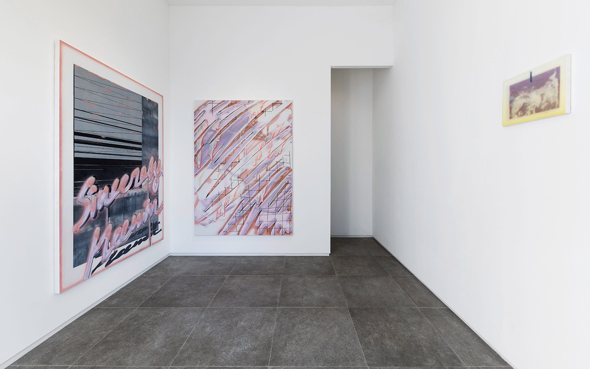 Installation view of Heemin Chung's exhibition 'An Angel Whispers' at P21, Seoul, May 2019. Courtesy of the artist and P21, Seoul.