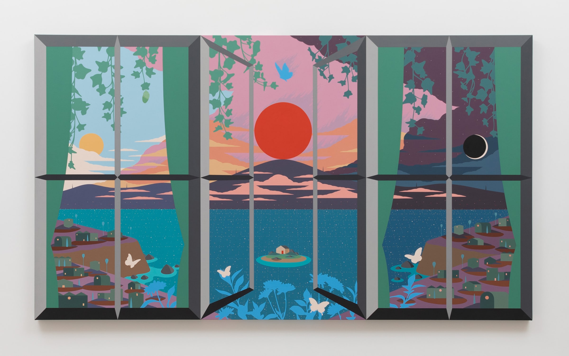 Greg Ito, The Curtains Close, 2020. Courtesy of the artist and Anat Ebgi, Los Angeles.