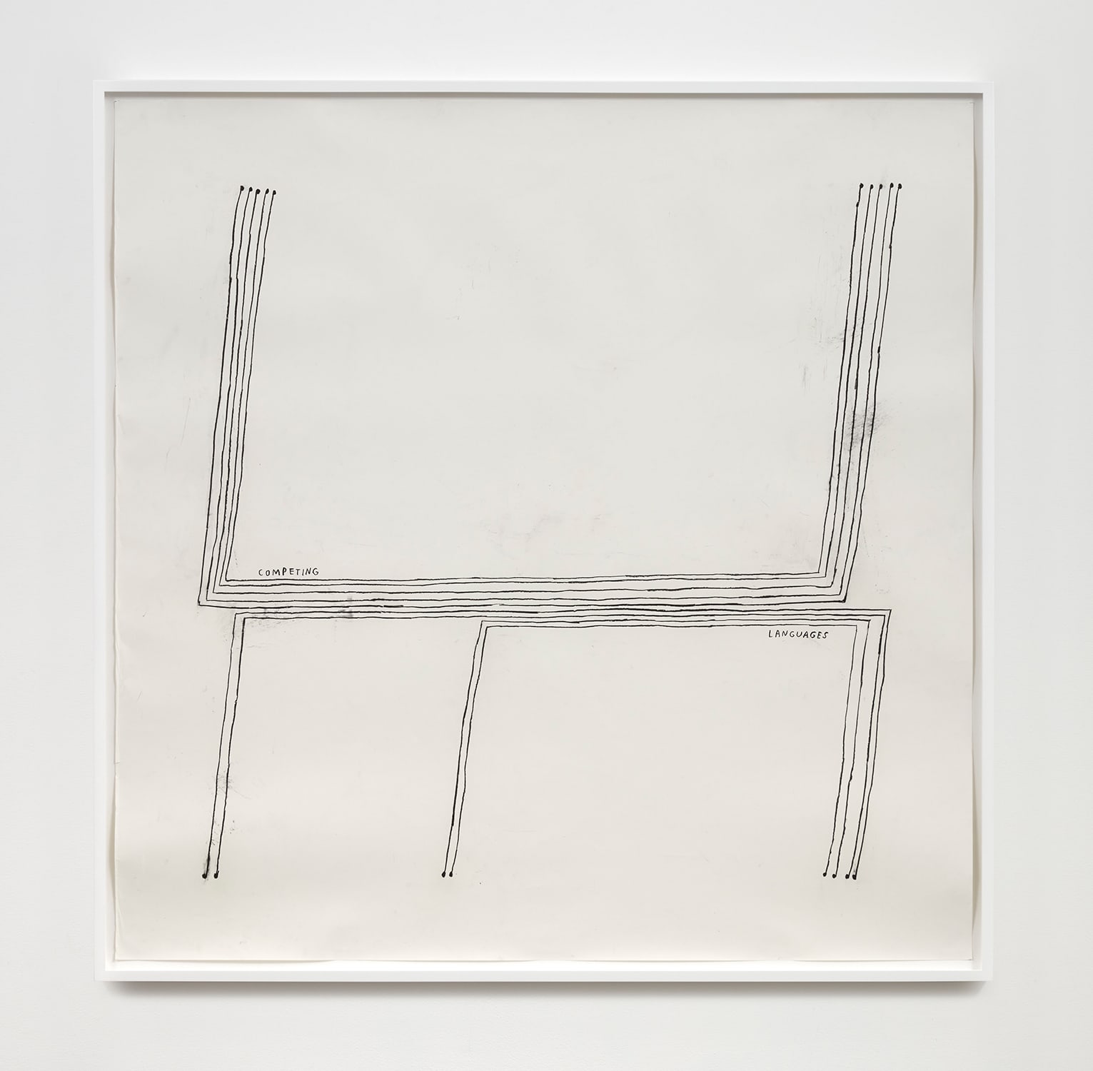 Christine Sun Kim, Why My Hearing Partner Signs, 2019. Courtesy of the artist and François Ghebaly Gallery, Los Angeles and New York City. Photo by Peter Harris Studio.