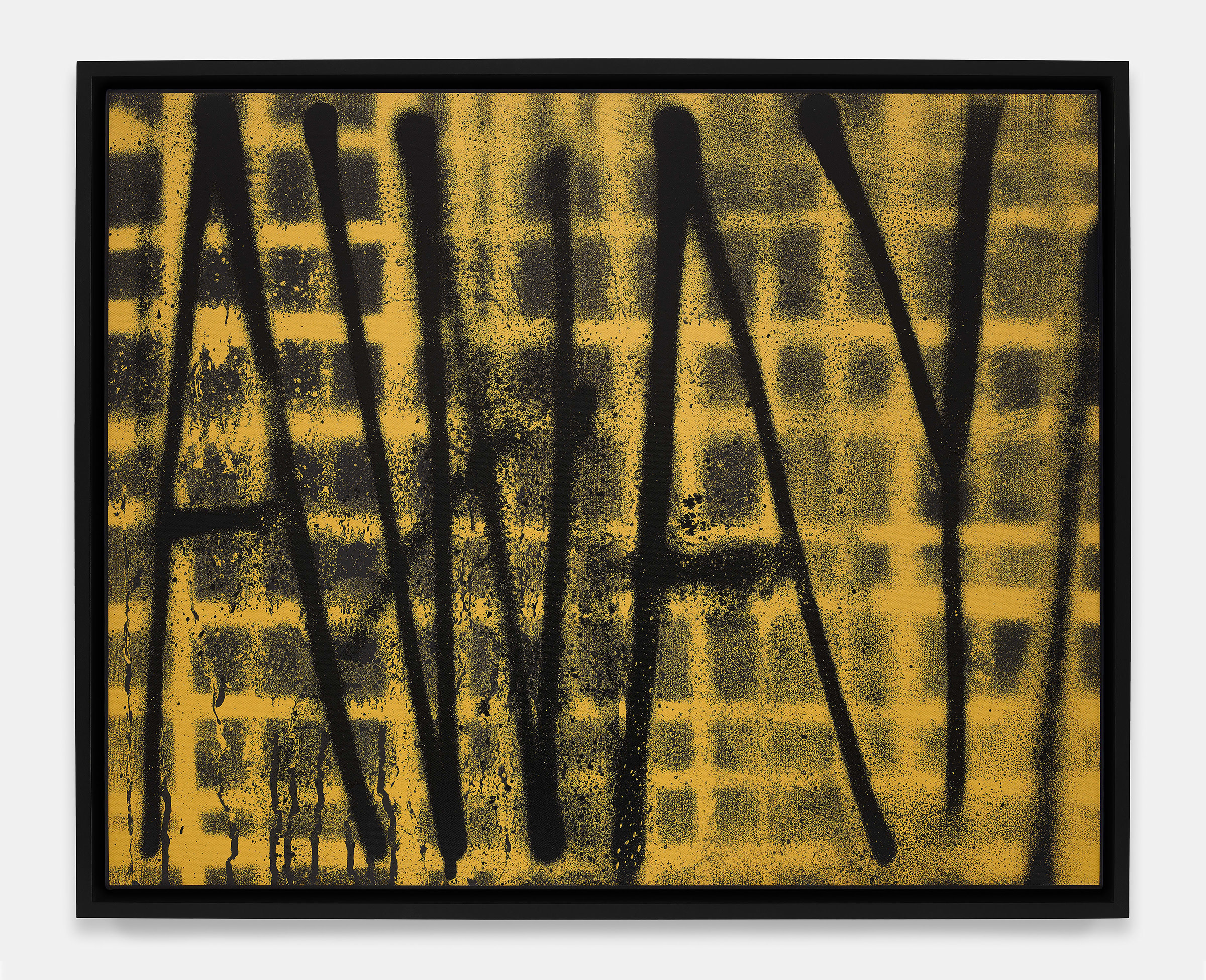 Adam Pendleton, AWAY/WALL, 2022. Presented at Art Basel Hong Kong and in 'OVR: Hong Kong' by David Kordansky Gallery (Los Angeles and New York City). Courtesy of the artist and David Kordansky Gallery.