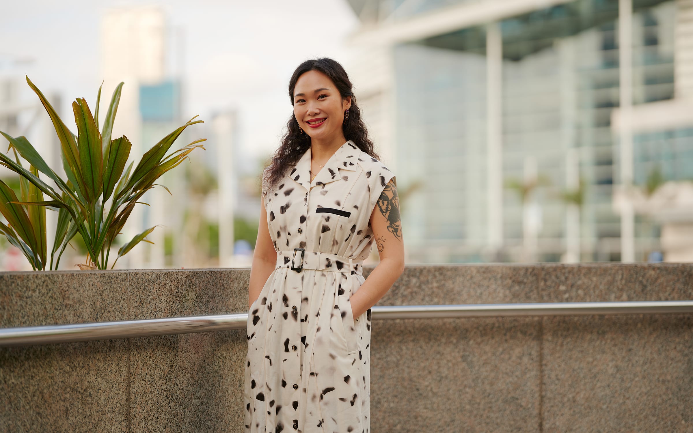 Angelle Siyang-Le in Hong Kong, February 2023. Photograph by Tory Ho for Art Basel.