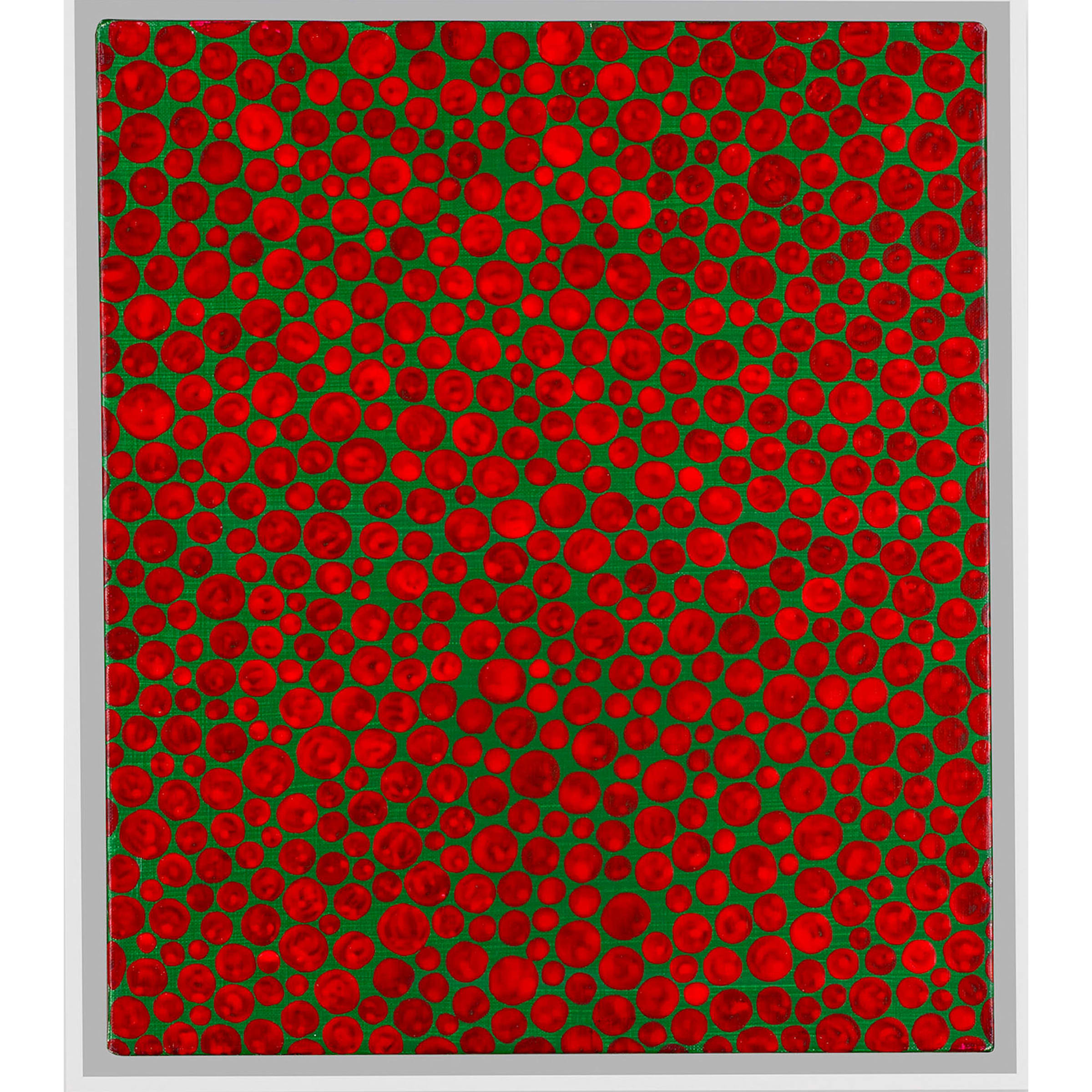 Yayoi Kusama, Sunset, 1998. Presented at Art Basel Hong Kong and in 'OVR: Hong Kong' by LGDR (New York, Hong Kong, London, and Paris). Courtesy of the artist and LGDR.