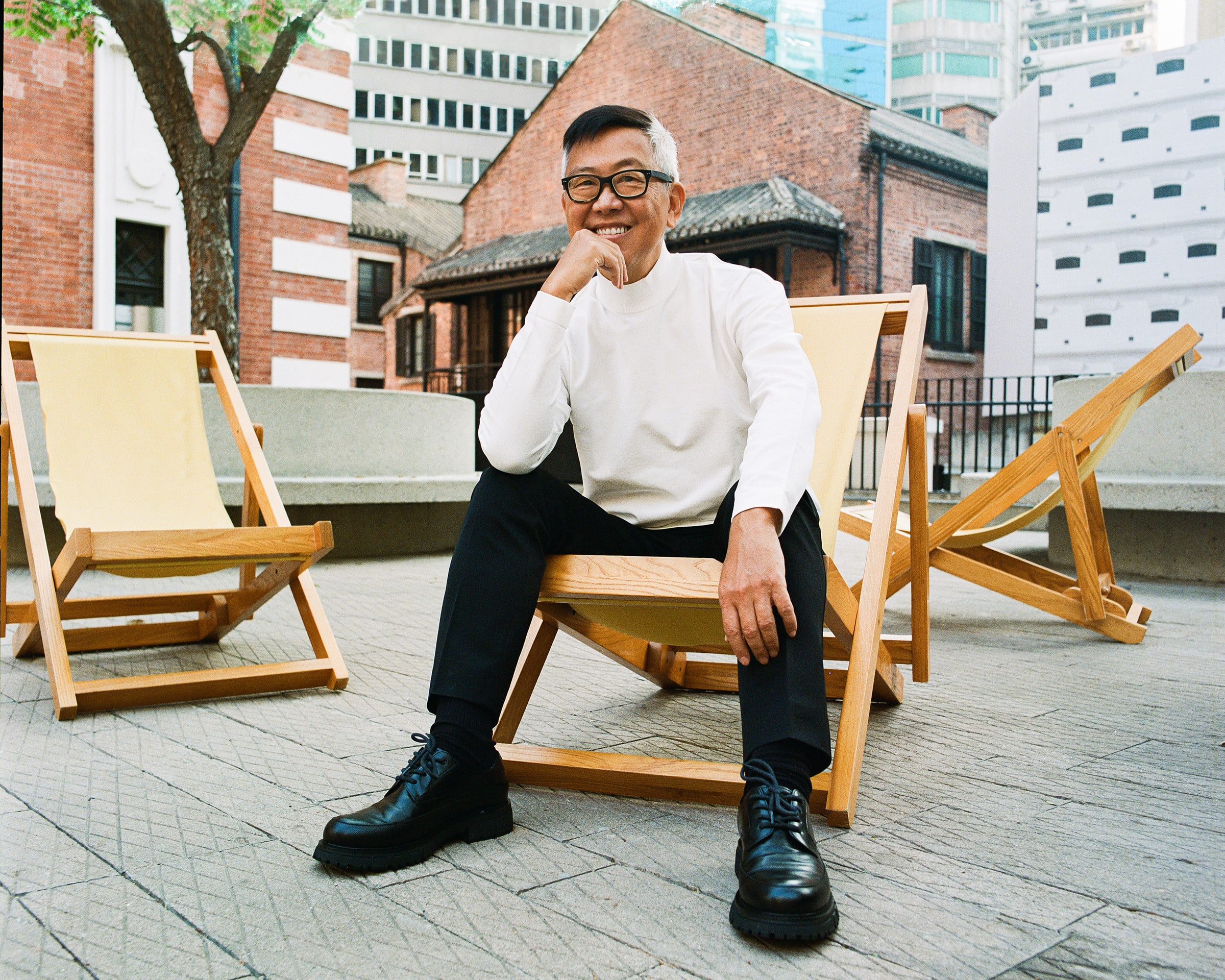 William Lim at Tai Kwun Centre for Heritage and Art, Hong Kong, March 2023. Photograph by Simon Schilling for Art Basel.