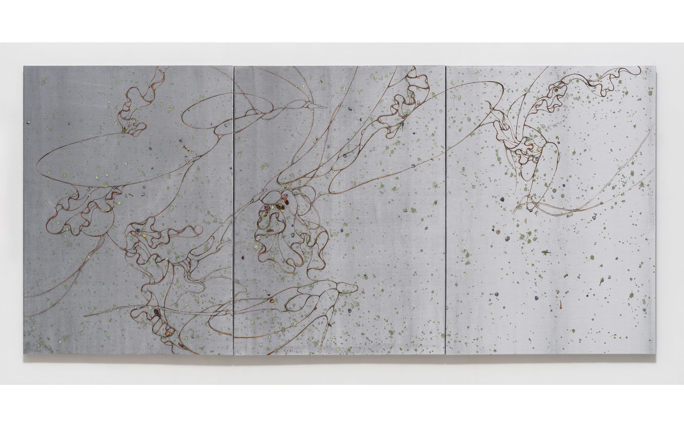 Lee Bul, Untitled (Mekamelencolia - Velvet #10 DDRG35AC), 2019. The work, which includes human hair and mother of pearl as materials, will be on view at Lehmann Maupin's booth during Art Basel Hong Kong 2019. Courtesy of Studio Lee Bul and Lehmann Maupin, New York City, Hong Kong, and Seoul.