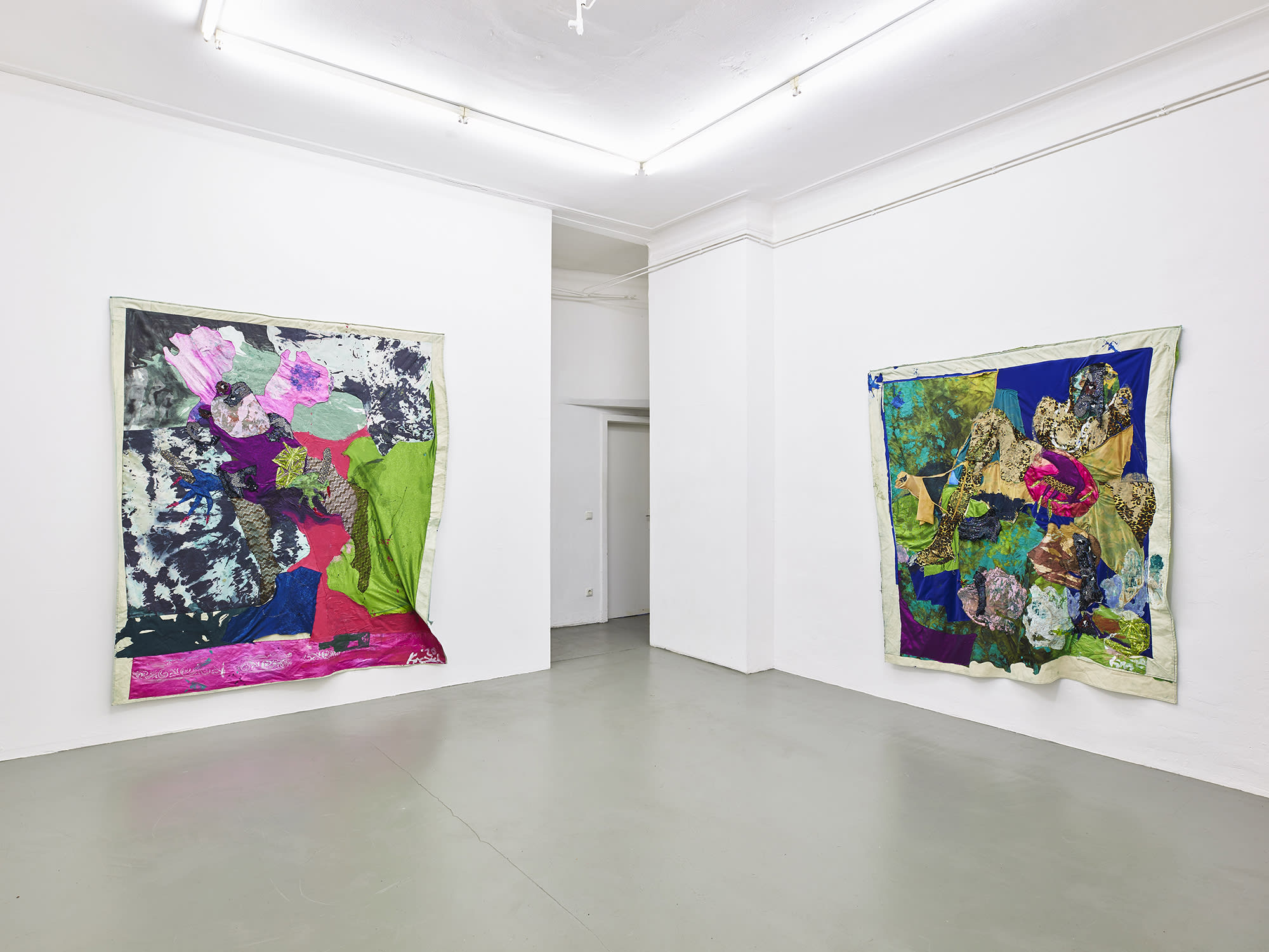 Installation view of Kresiah Mukwazhi's exhibition 'Mukando', Jan Kaps, Cologne. Photo by Paul Schöpfer. Courtesy and copyright of the artist and Jan Kaps, Cologne.