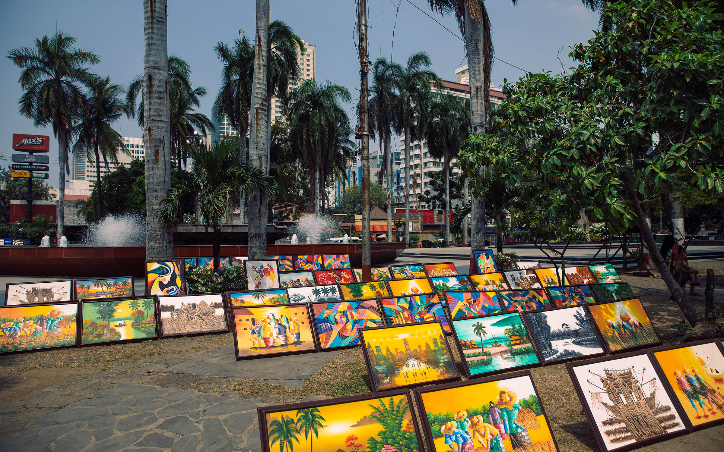 A view of Mabini Street. Photo by Joseph Pascual for Art Basel.