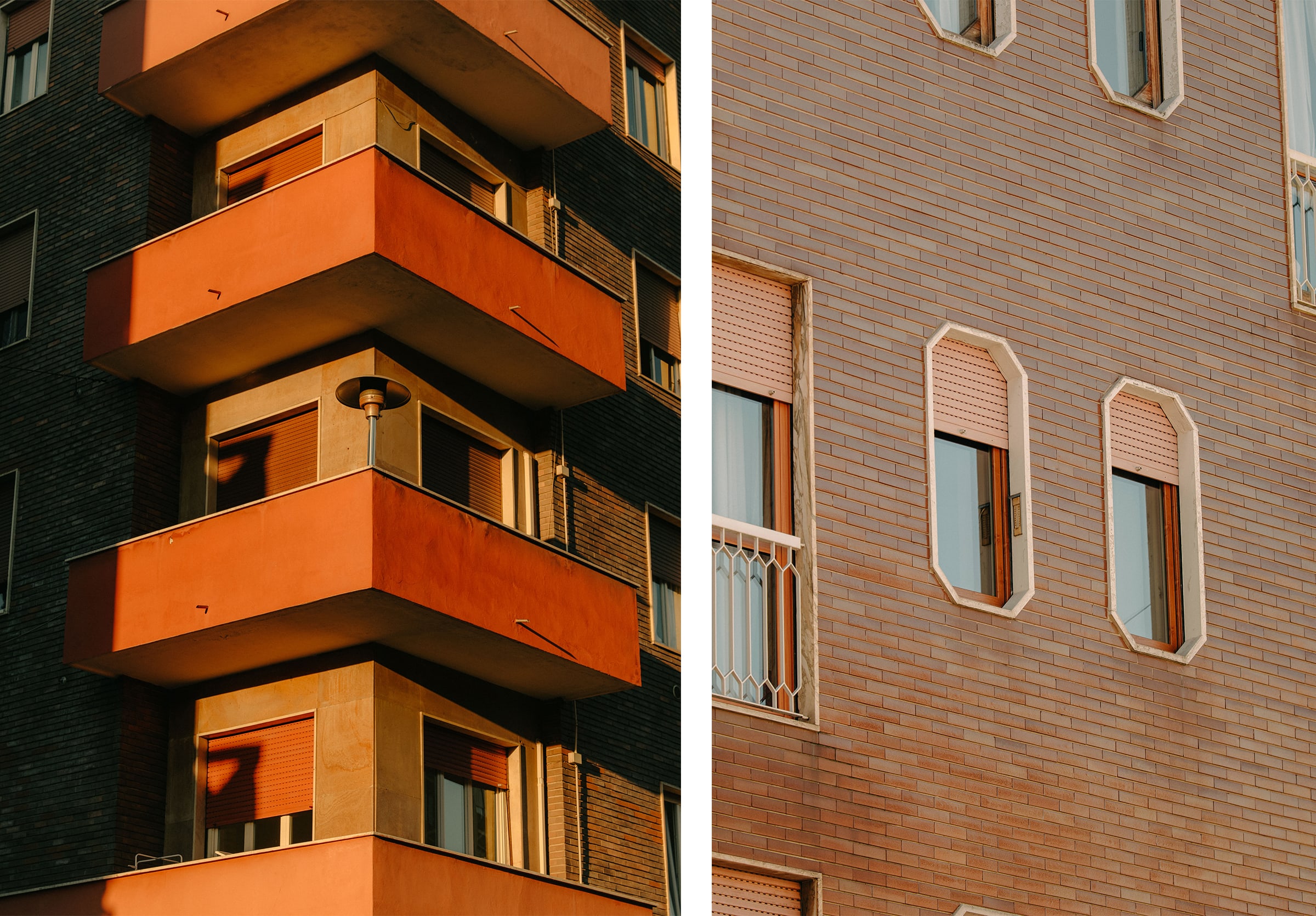 Facades in Milan. Photography by Julius Hirtzberger for Art Basel.