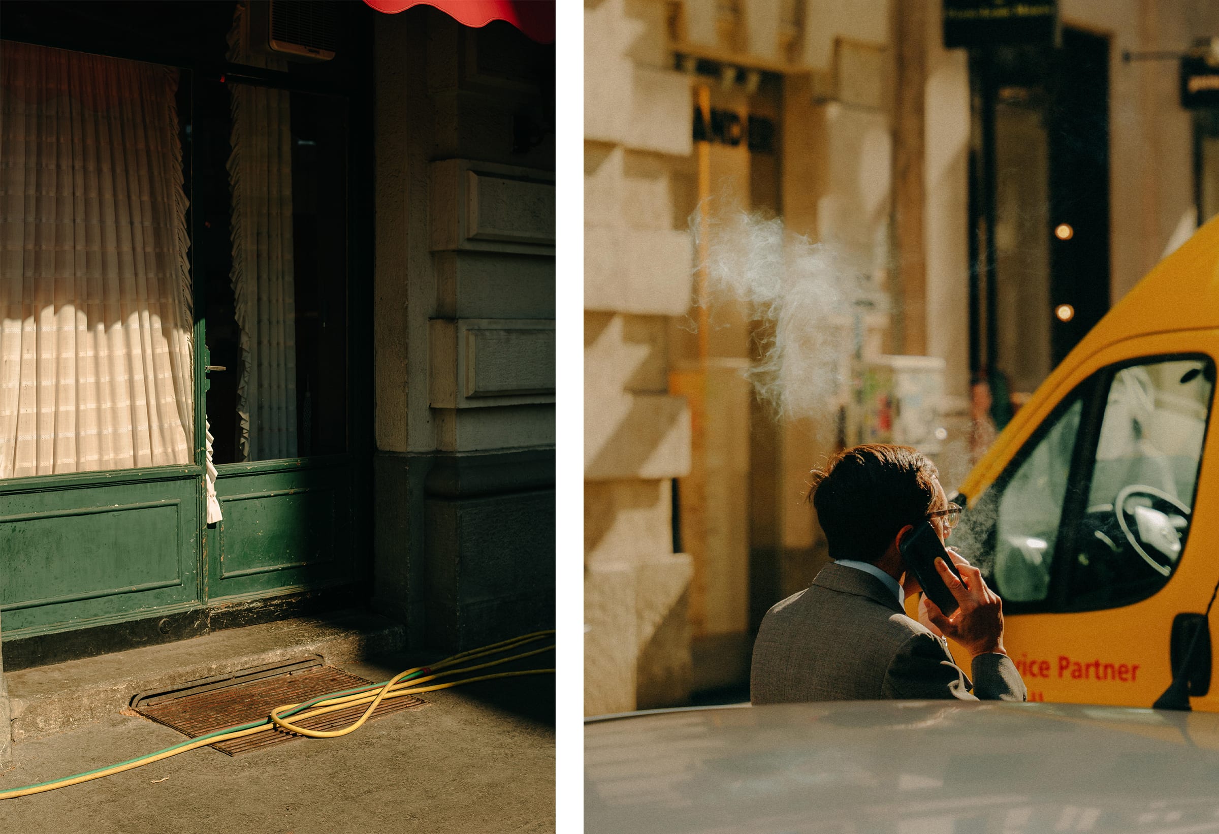 Milan street scenes. Photography by Julius Hirtzberger for Art Basel.