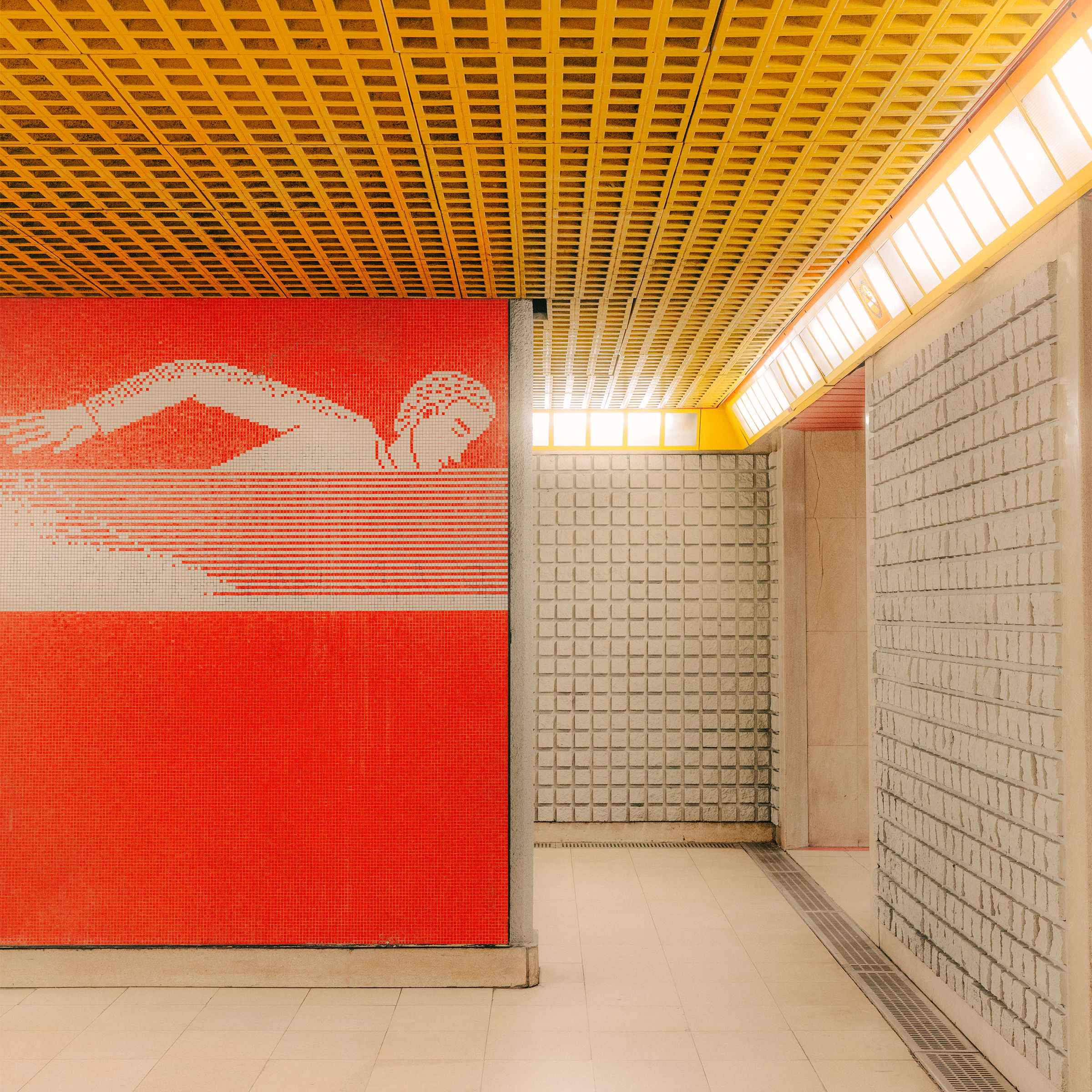 The Milan subway. Photography by Julius Hirtzberger for Art Basel.