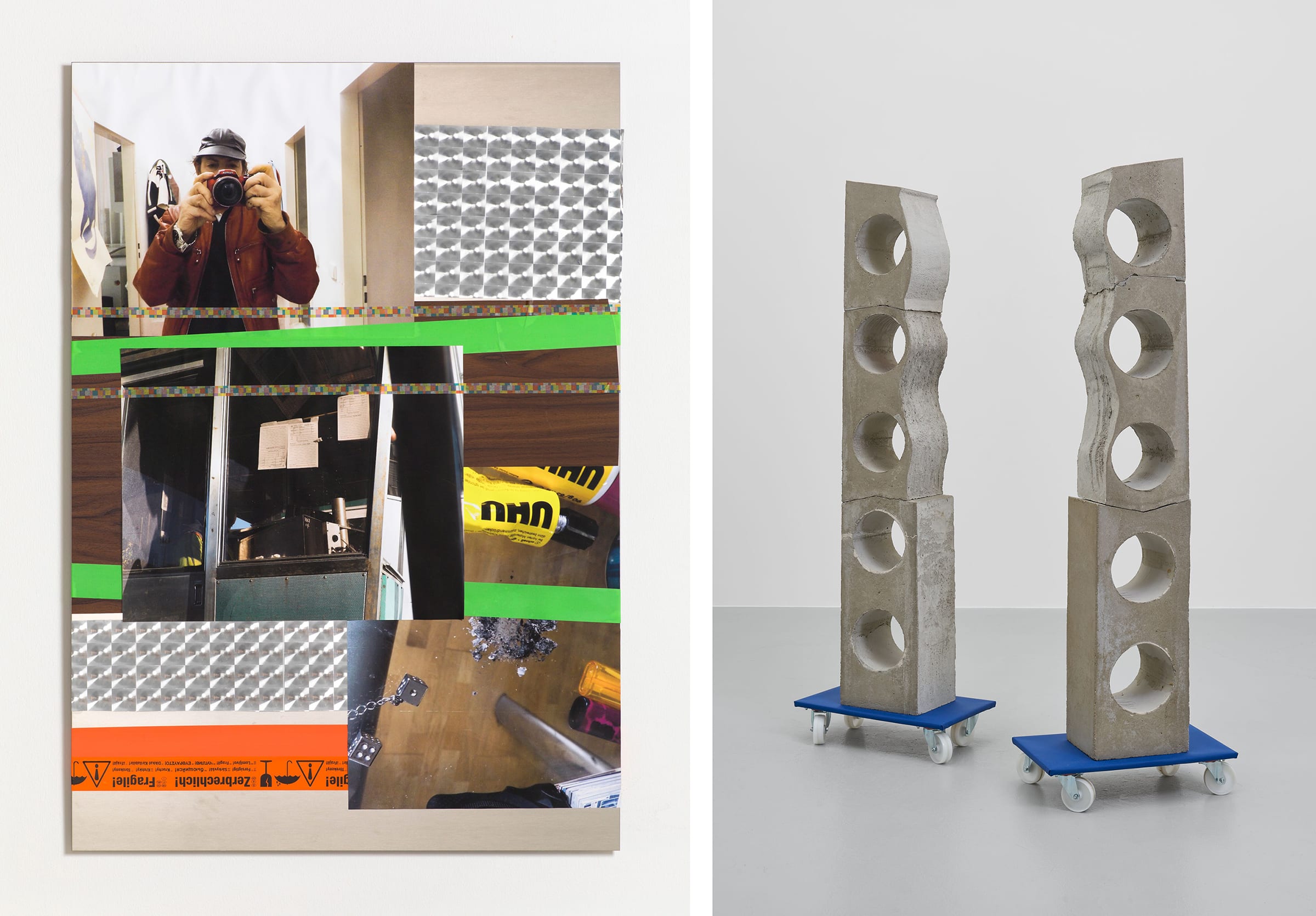 圖左及右：《Untitled》，2017，伊薩．根澤肯，圖片由藝術家及Buchholz藝廊（科隆、柏林及紐約）提供， © 2022，ProLitteris，蘇黎世