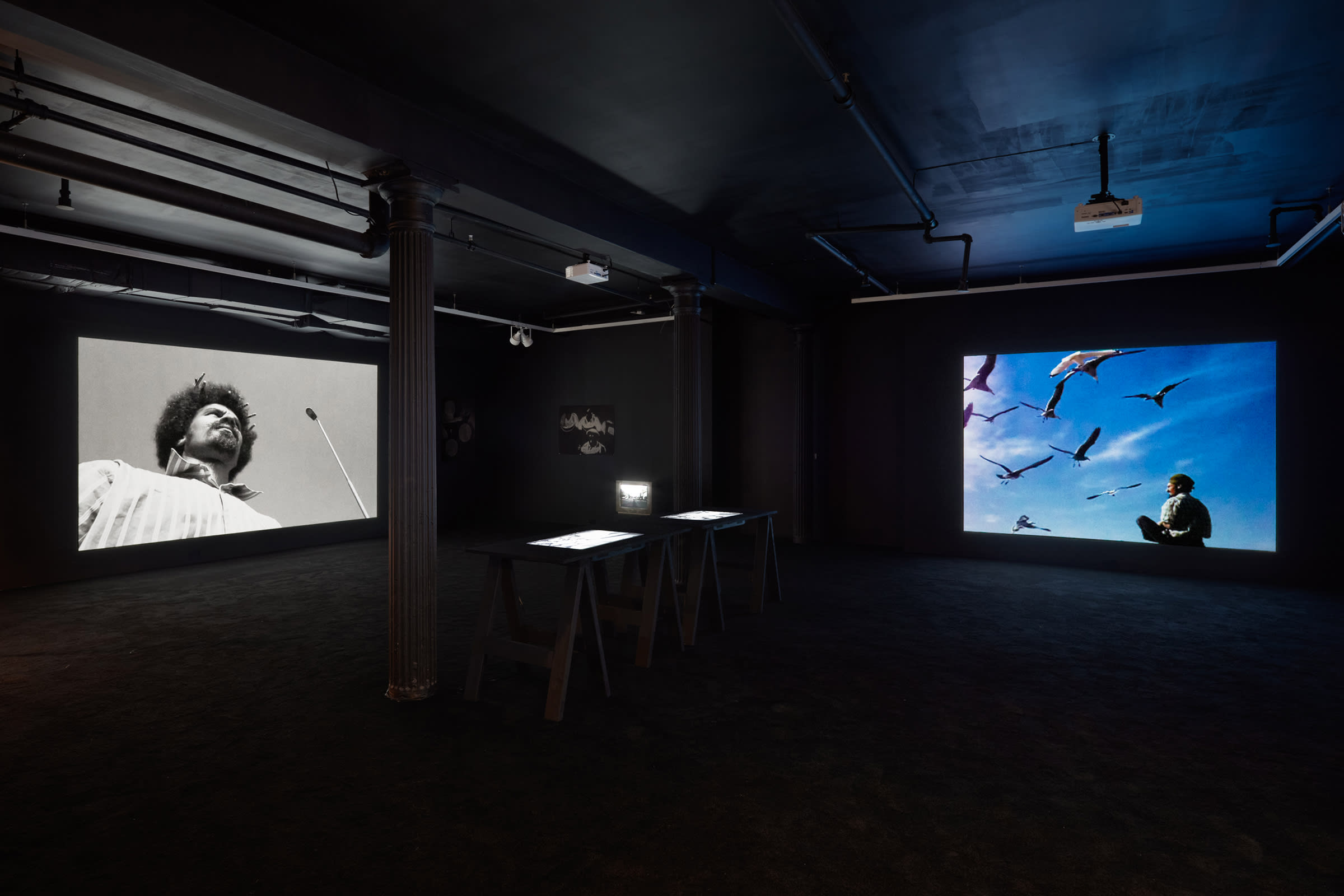 Installation view of Paulo Nazareth's exhibition 'Nosotros los otros', Mendes Wood DM, New York. Courtesy of the artist and Mendes Wood DM, São Paulo, Brussels, New York. Copyright Paulo Nazareth.