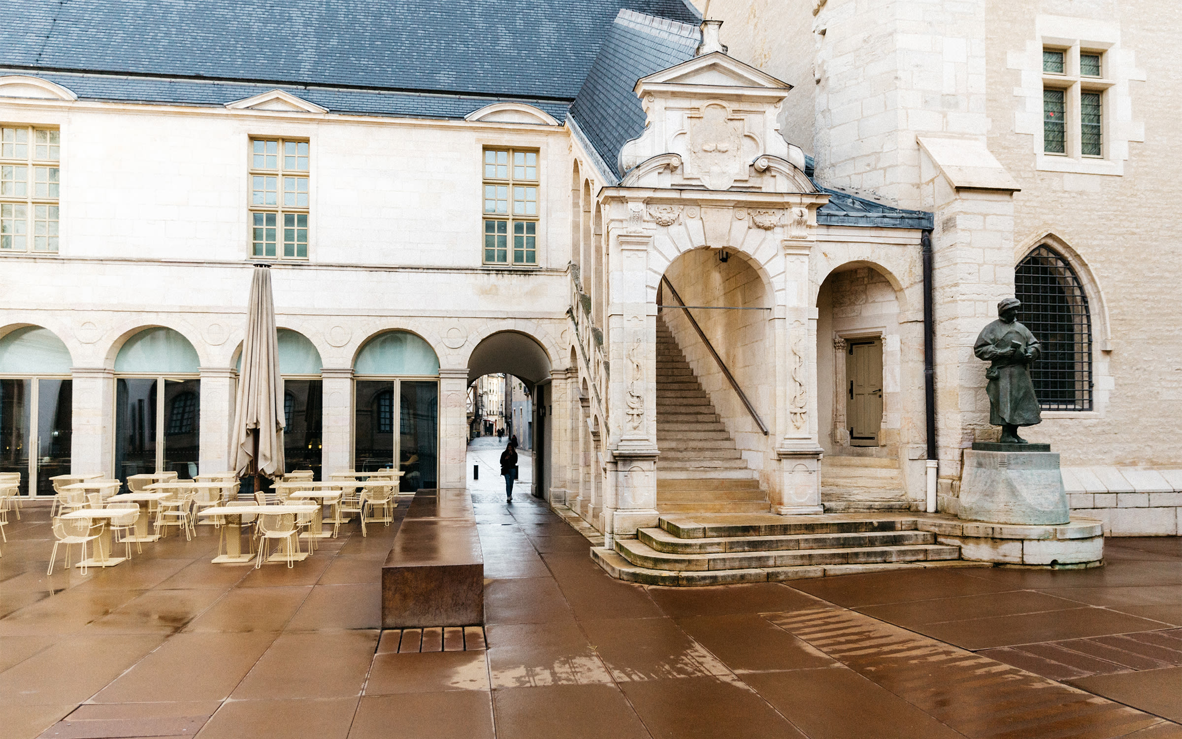 Dijon, the capital of Burgundy. Photograph by Baptiste de Ville d'Avray for Paris+ par Art Basel.