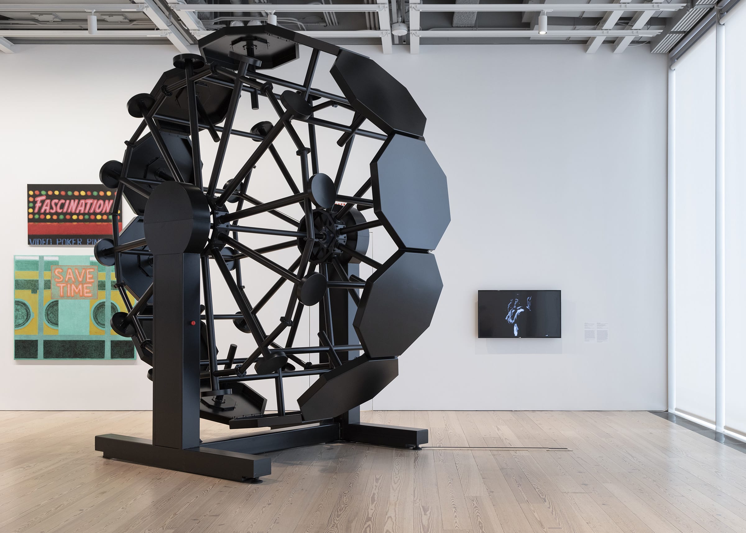 Sable Elyse Smith, A Clockwork, 2021. Installation view in the Whitney Biennial 2022. Courtesy of the artist; JTT, New York; Regen Projects, Los Angeles; and Carlos/Ishikawa, London. Photo by Charles Benton.
