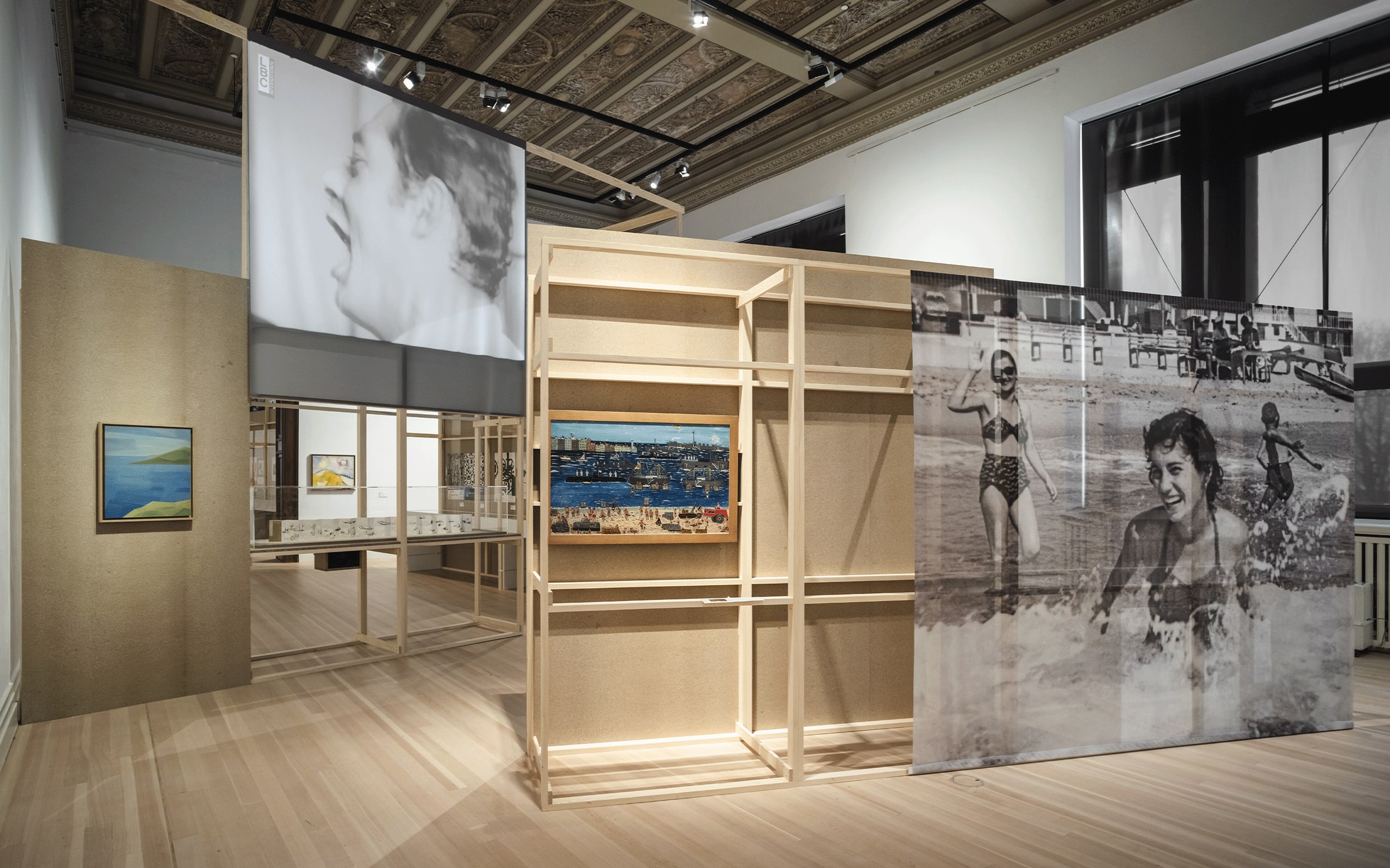 Installation view of exhibition ‘Beirut and the Golden Sixties’ at Gropius Bau, Berlin, 2022. Photograph by Luca Girardini.
