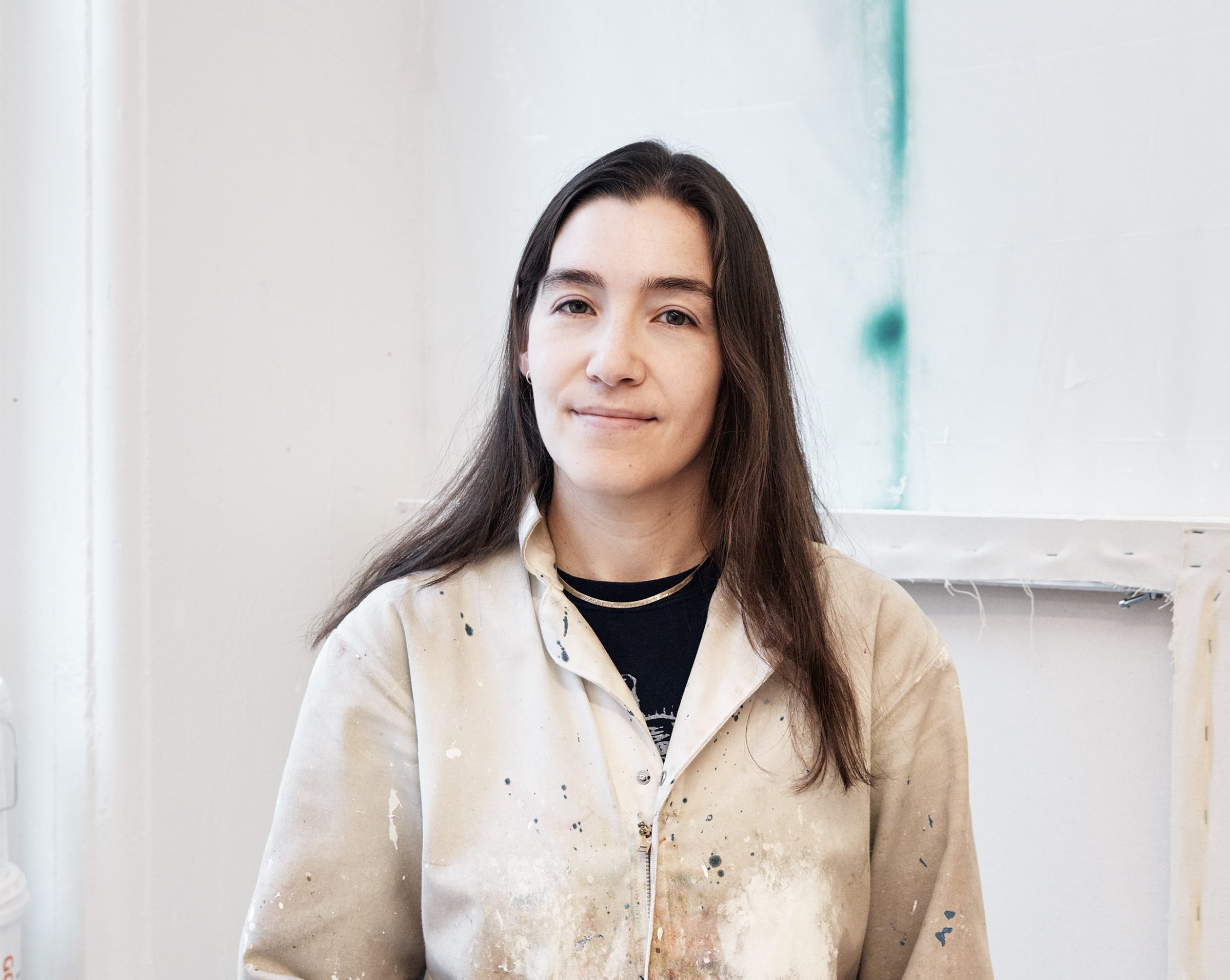 Ana Benaroya in her studio. Photo: Blaine Davis. Courtesy the artist and Venus Over Manhattan.