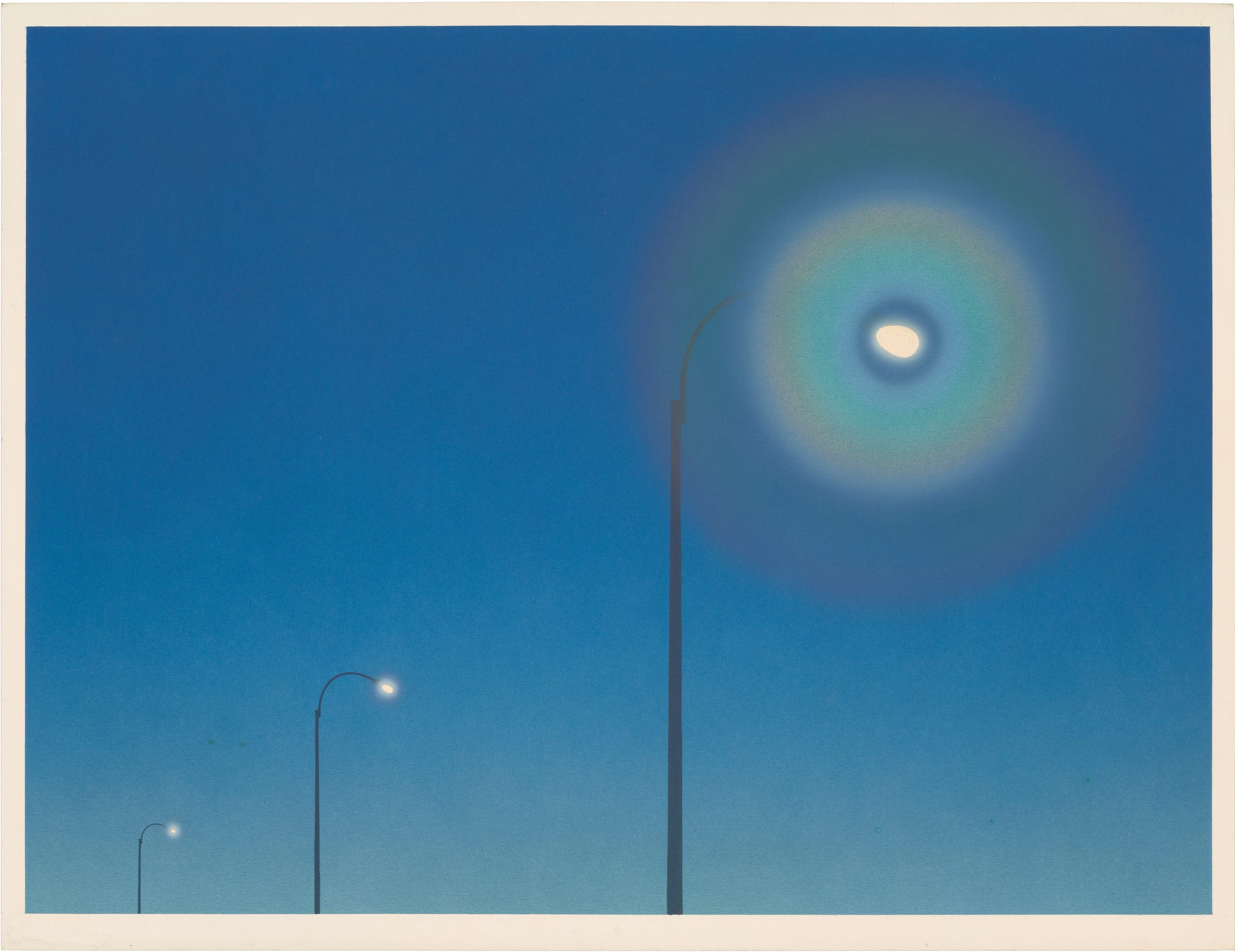 鄭慶和，《Freeway Lights Study》，1977，CHC 277123，圖片由Bank提供