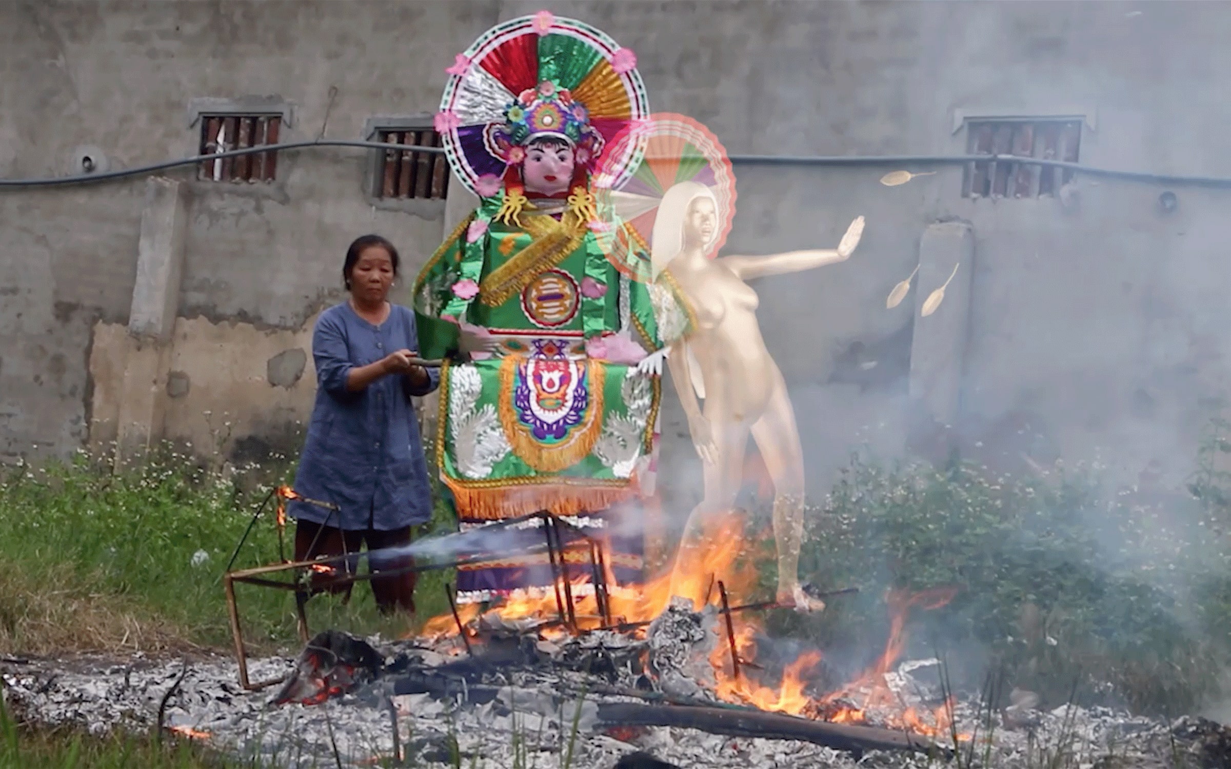 《Ritual object 1 》（影片靜幀），2022，Ngoc Nau，圖片由藝術家及Vin藝廊提供