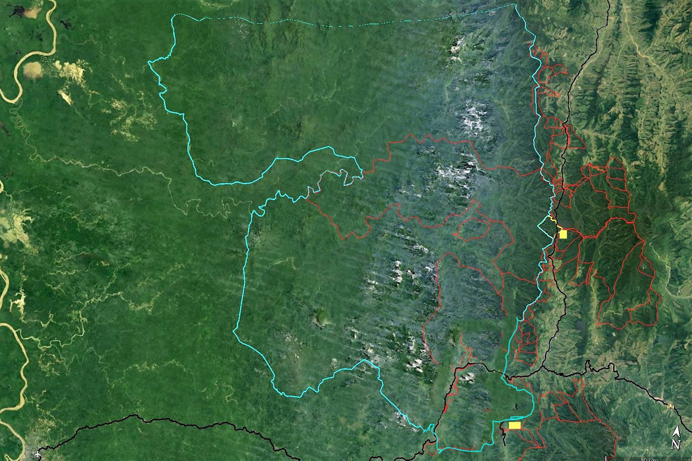 Conservation planning map.