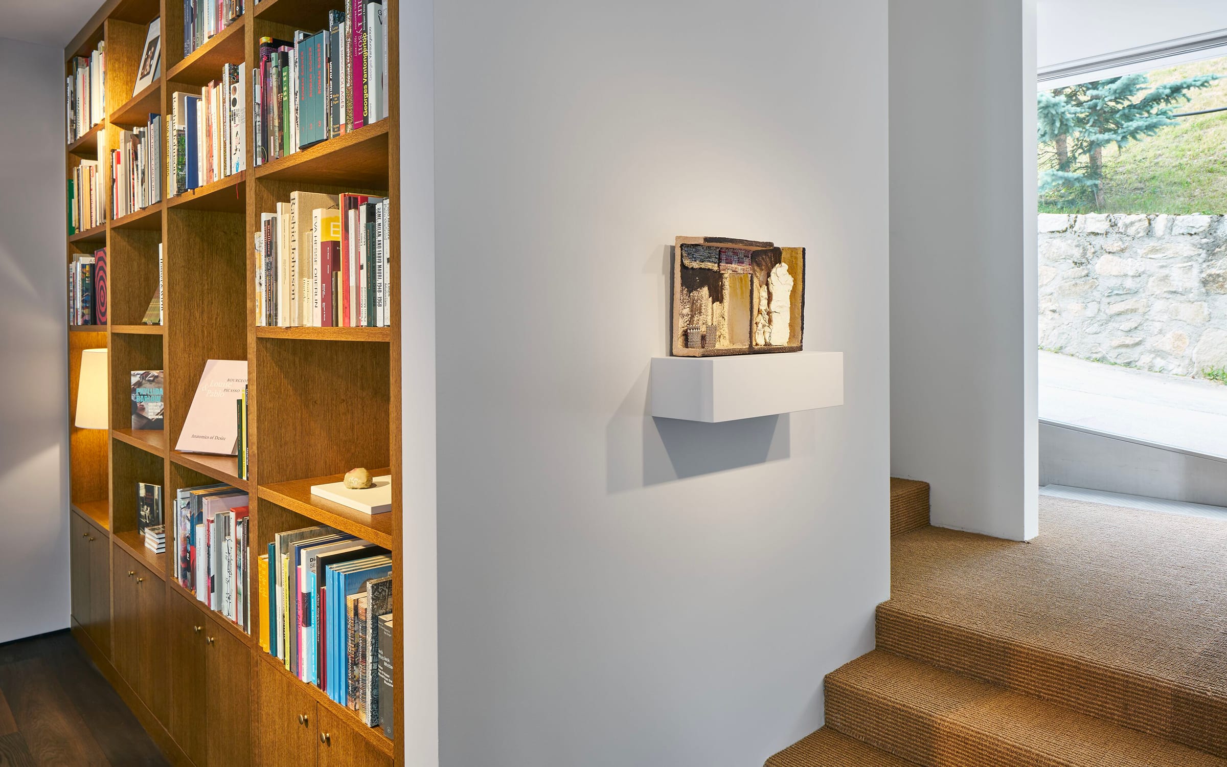 Installation view, ‘Fabric Works’ at Hauser & Wirth St. Moritz. Courtesy of the artists / estates and Hauser & Wirth. Photograph by Jon Etter.