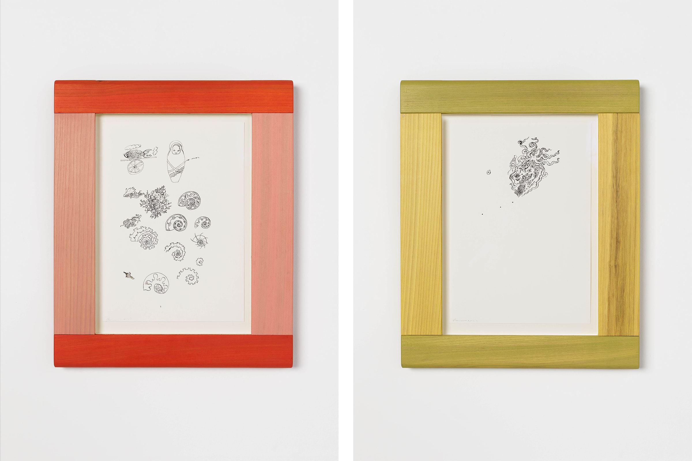 Works by Kasper Bosmans. Left: Bundled, 2024. Right: Keep it Together!, 2024. Courtesy of the artist and Mendes Wood DM. Photos credit: Kristien Daem.