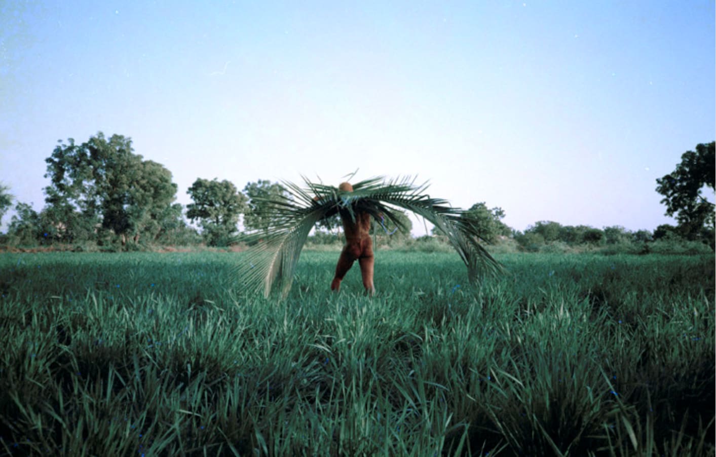Lee Wen, Journey of a Yellow Man No. 2: The Fire and the Sun, Gulbarga, Karnataka, India, December 1992. Courtesy of Lee Wen.