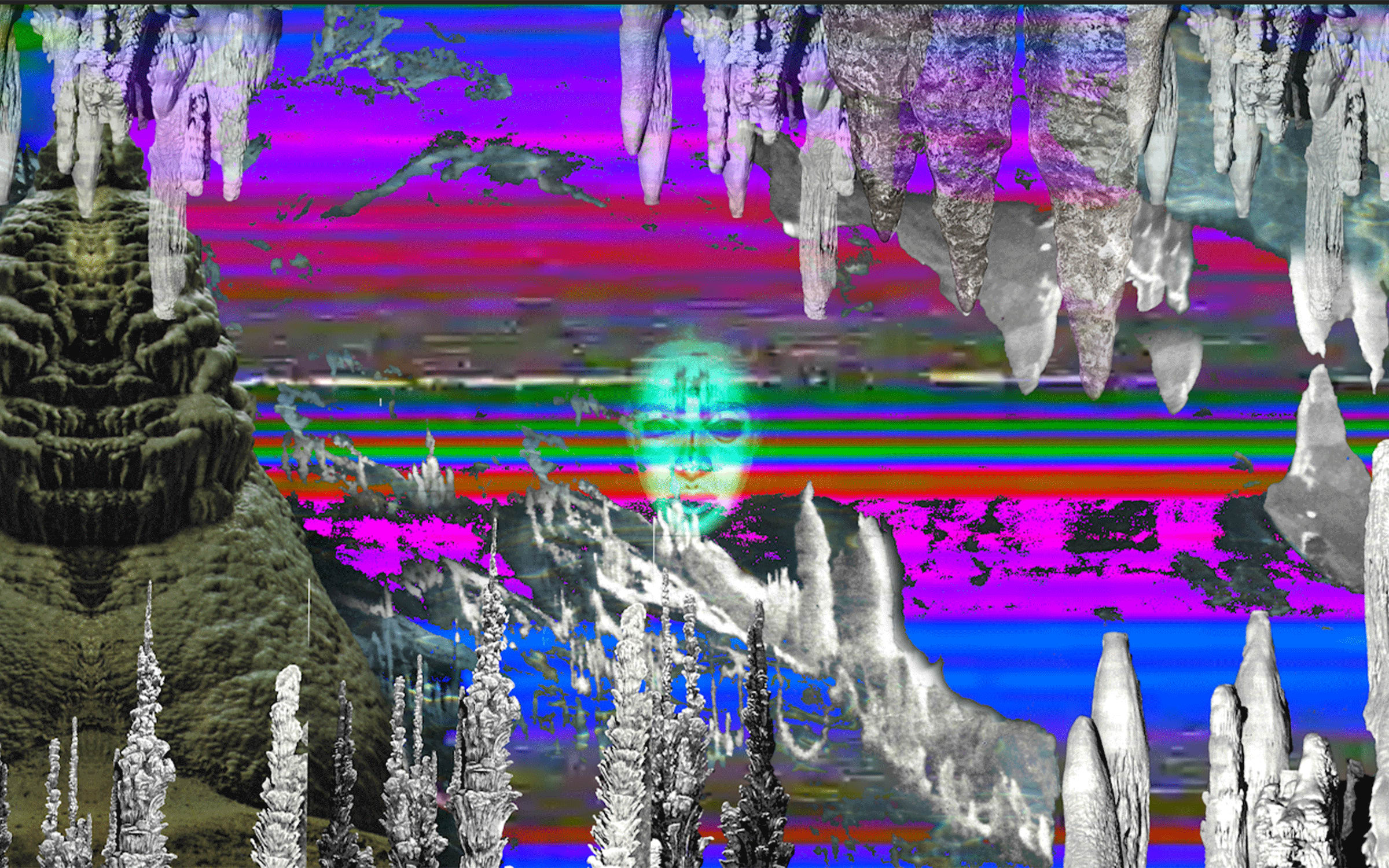 Josèfa Ntjam, Mélas de Saturne, 2020. HD film, 11 min 32 sec, co-produced with Sean Hart. Courtesy of the artist and Nicoletti, London.