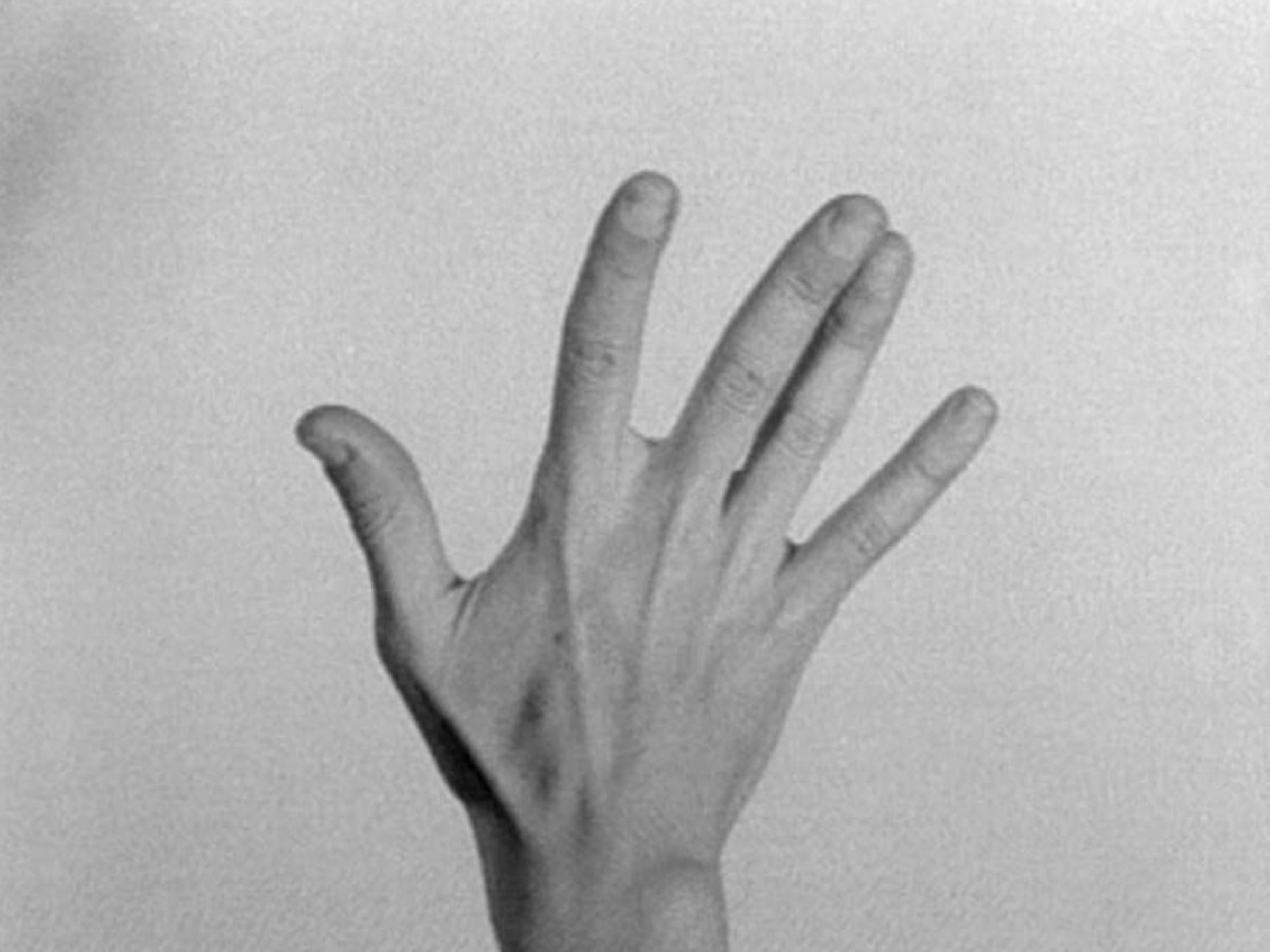 Yvonne Rainer, The Hand Movie, 1966. Avec l'aimable autorisation de l'artiste et de Mendes Wood DM.