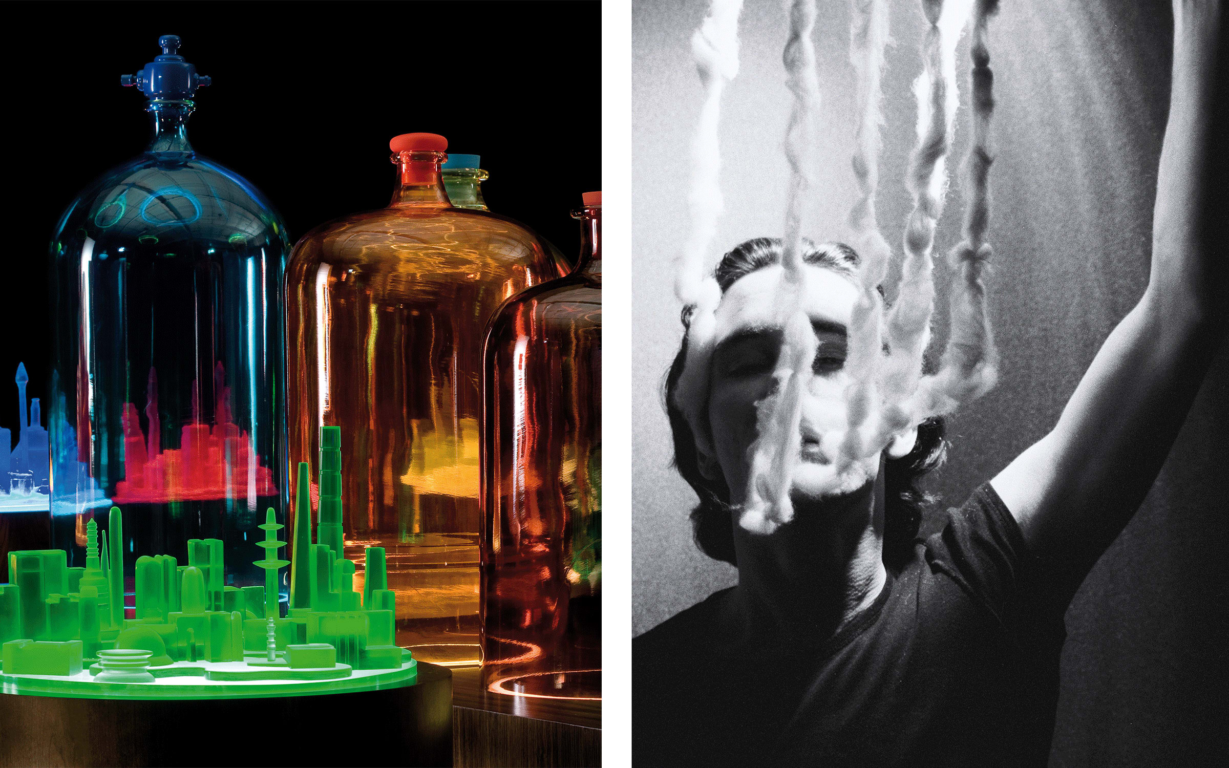 Right: Mike Kelley, Ectoplasm Photograph 11, 1978-2009. © Mike Kelley Foundation for the Arts. All rights reserved. © Adagp, Paris, 2023.