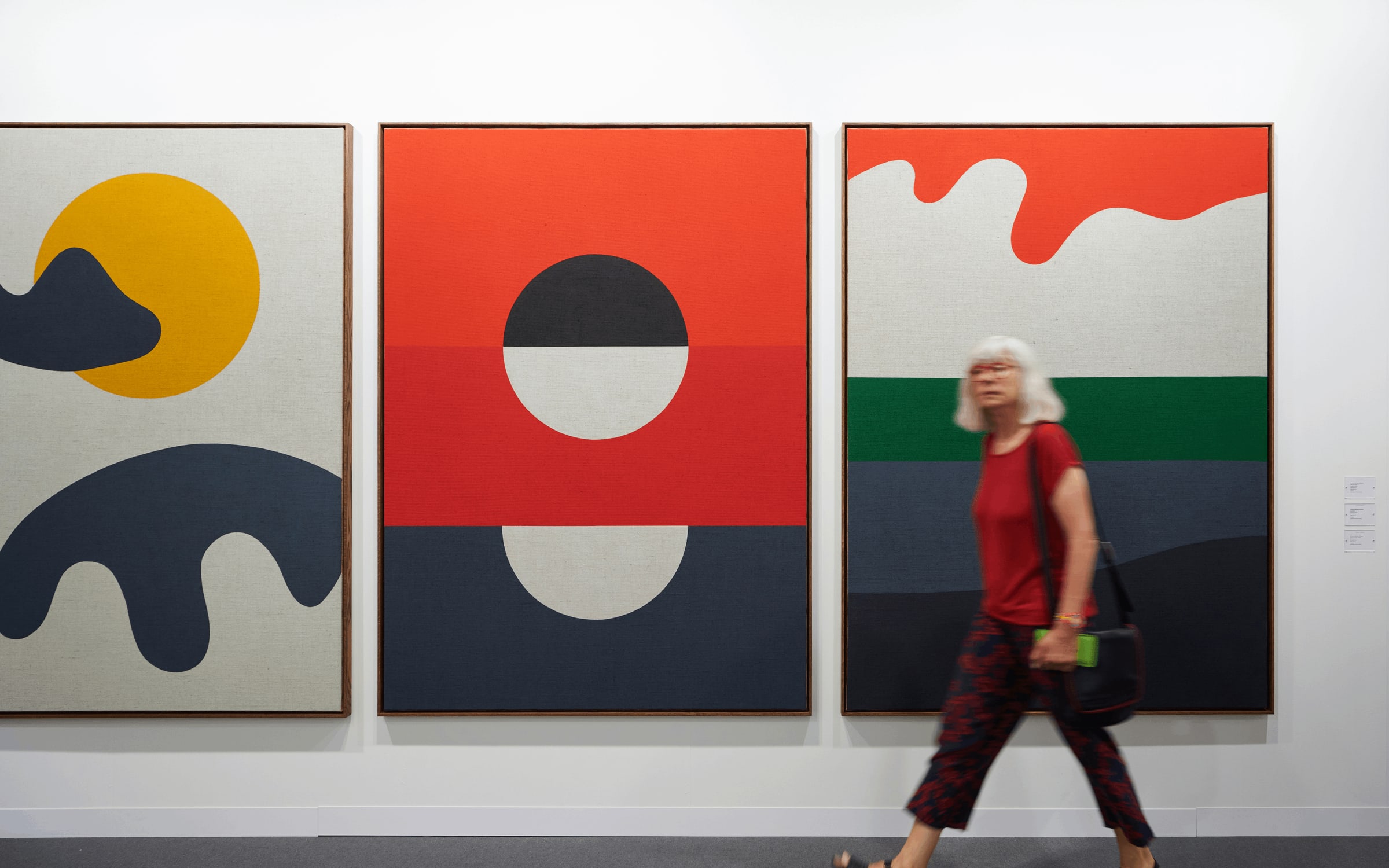 An artwork in Tanya Leighton's booth at Art Basel 2023.