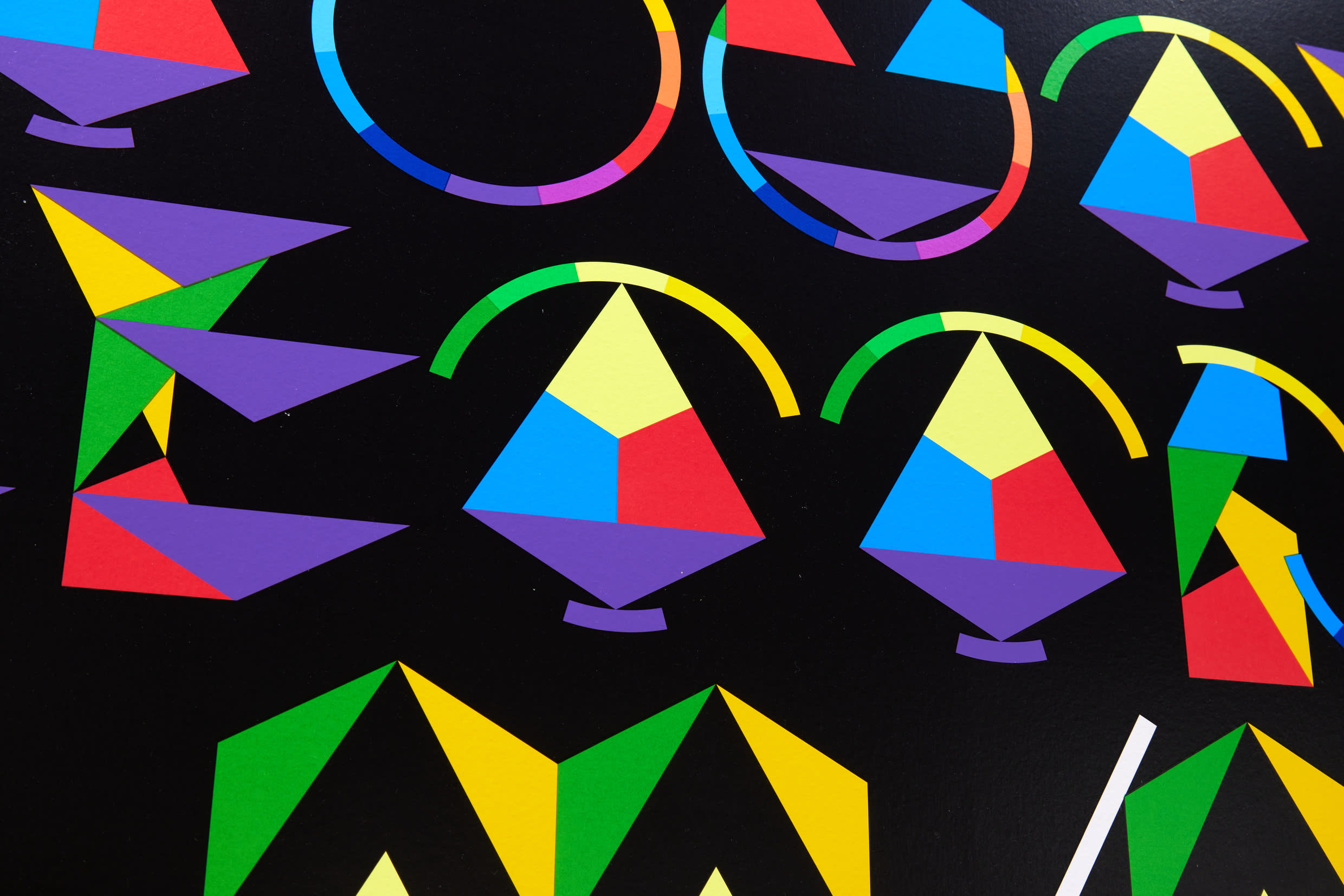 Detail of an artwork by M/M presented by Air de Paris at Paris+ par Art Basel 2023.
