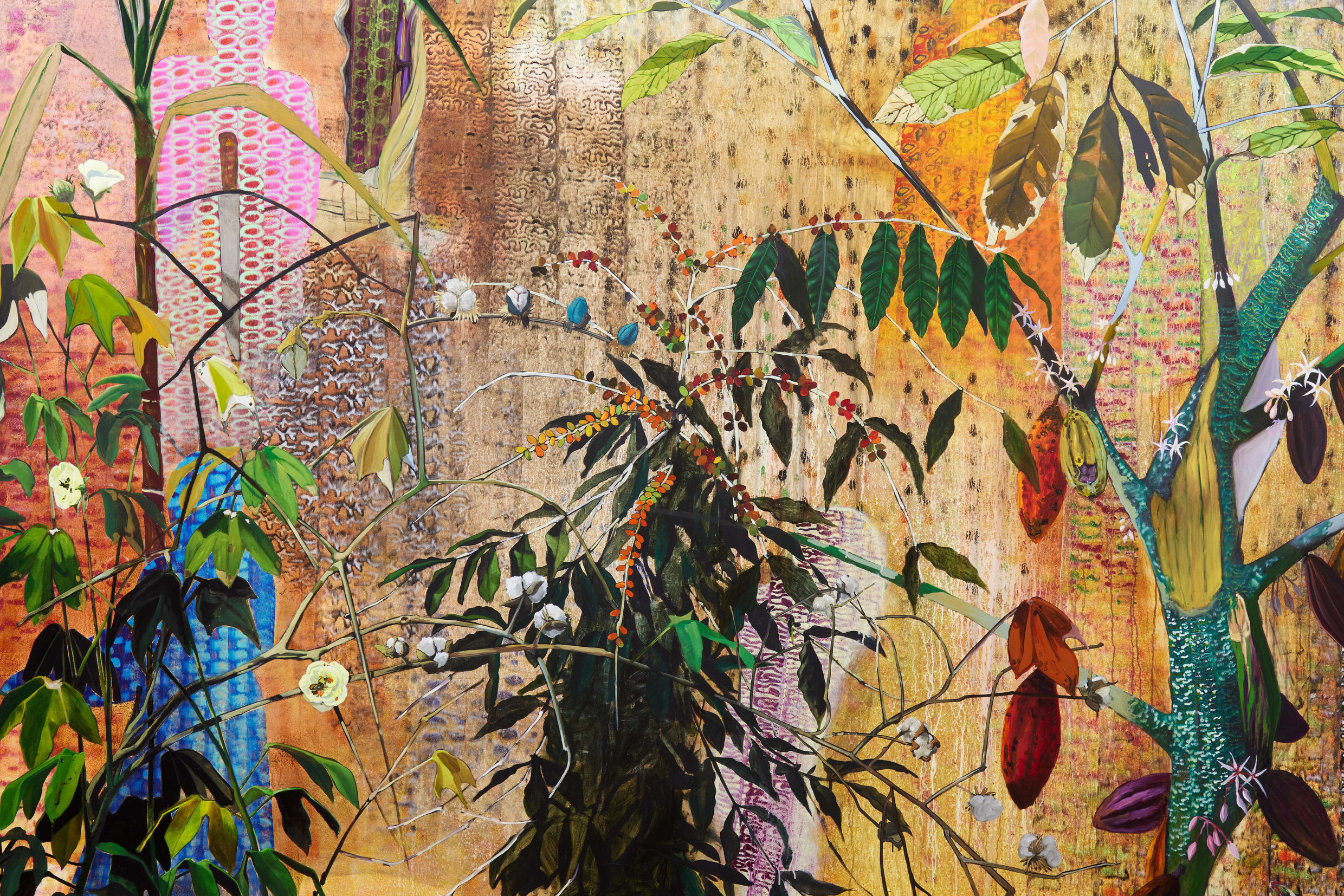Detail of an artwork by Lucia Laguna presented by Fortes d’Aloia & Gabriel at Paris+ par Art Basel 2023.