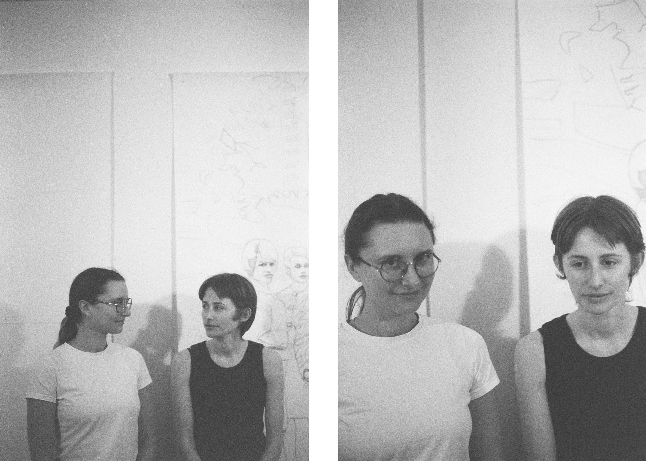 Hannah Quinlan and Rosie Hastings. Photo by Rene Matic. 